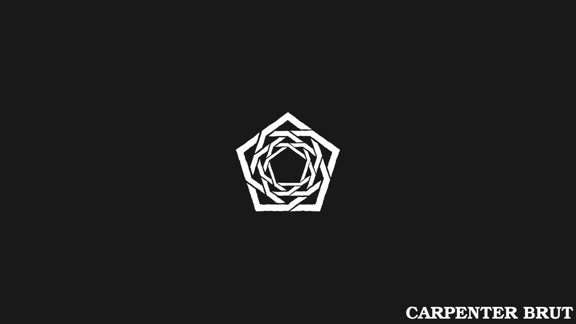 carpenter brut synthwave monochrome, 1080P, HD Wallpaper