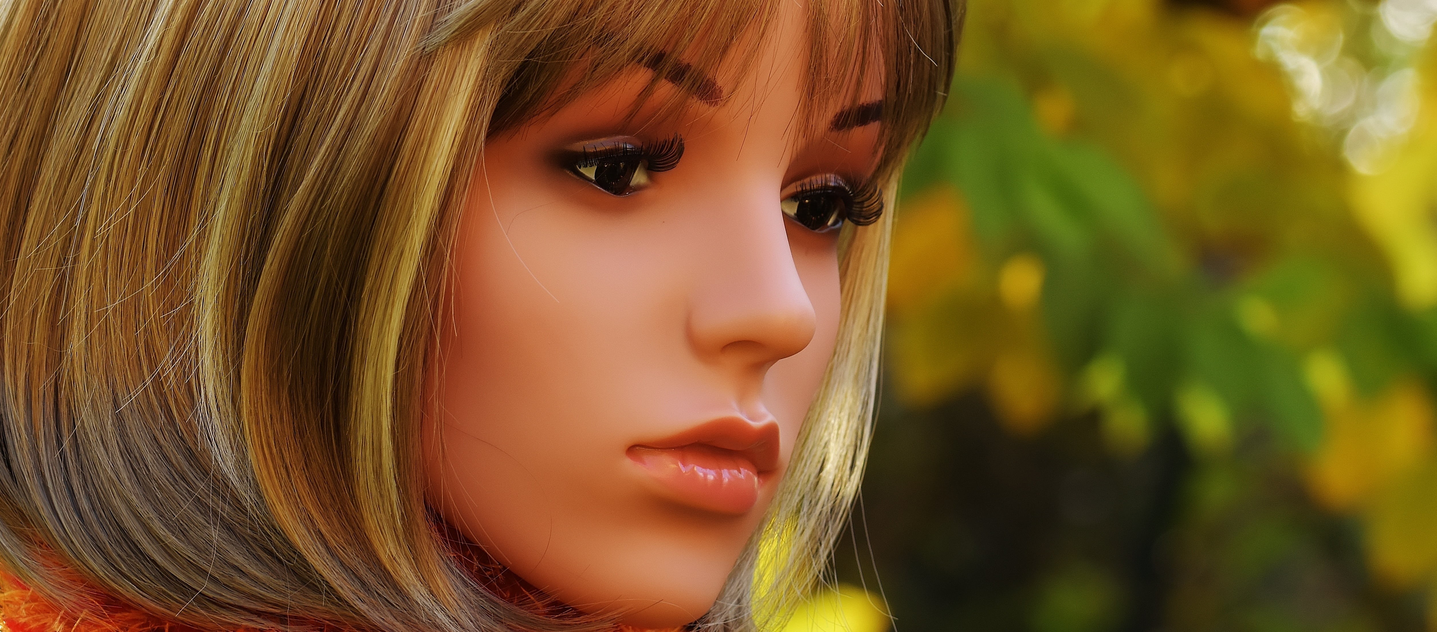 human body part, eyelash, beautiful, face, adult, femininity, young, woman, wig head, thoughtful, female, beautiful people, young Adult, mannequin, blond hair, HD Wallpaper