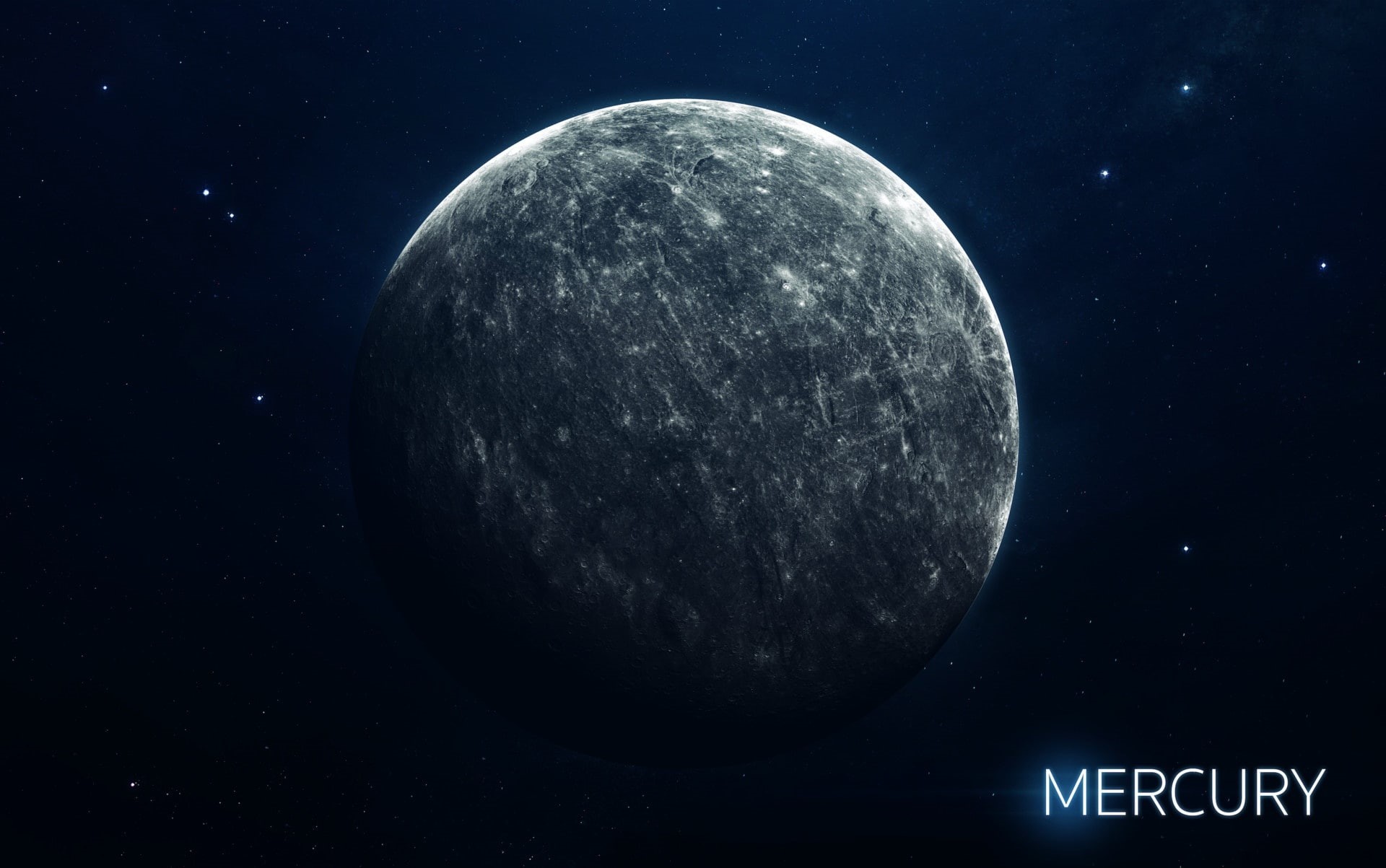 space, space art, Mercury, Vadim Sadovski, 1080P, digital art, HD Wallpaper