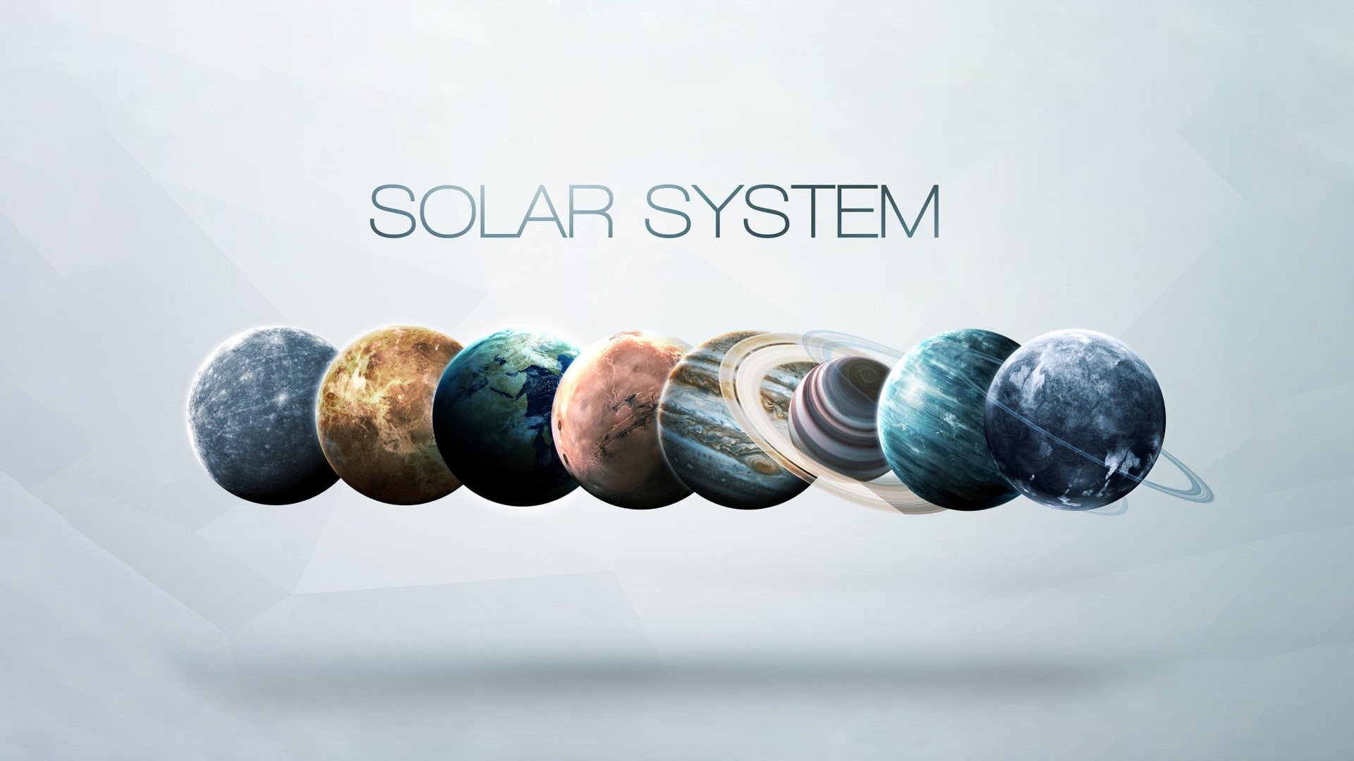 simple background, space art, Vadim Sadovski, Solar System, space, 1080P, HD Wallpaper