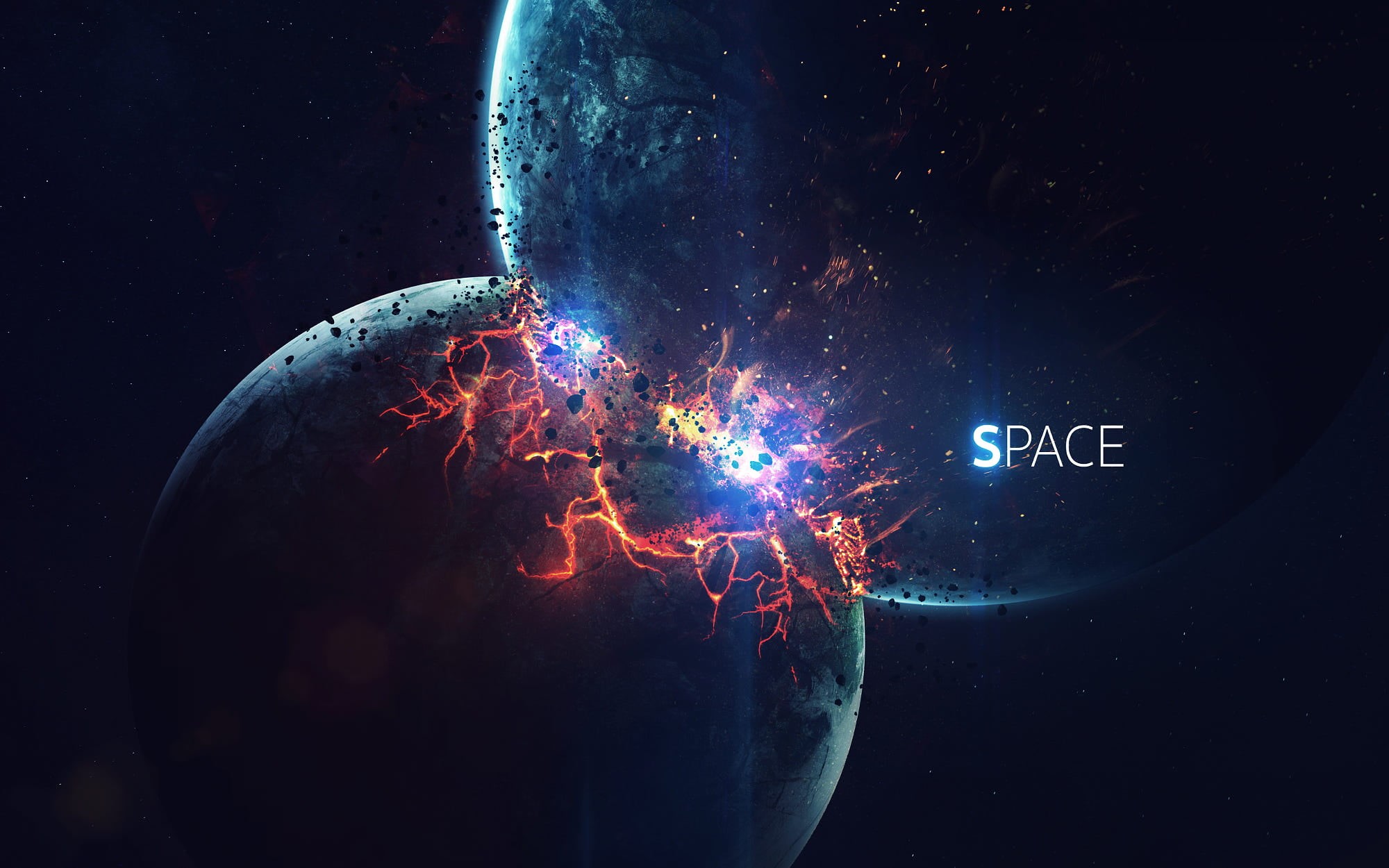 futuristic, star - space, nature, sphere, science, architecture, close-up, blue, composite image, glowing, apocalyptic, illuminated, Vadim Sadovski, indoors, HD Wallpaper