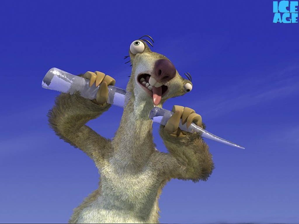 fox, movies, th, ice, 3d animation, d, 20th century fox, hd, entertainment, century, ice age, animation, 480P, age, graphics, art, Sid, HD Wallpaper