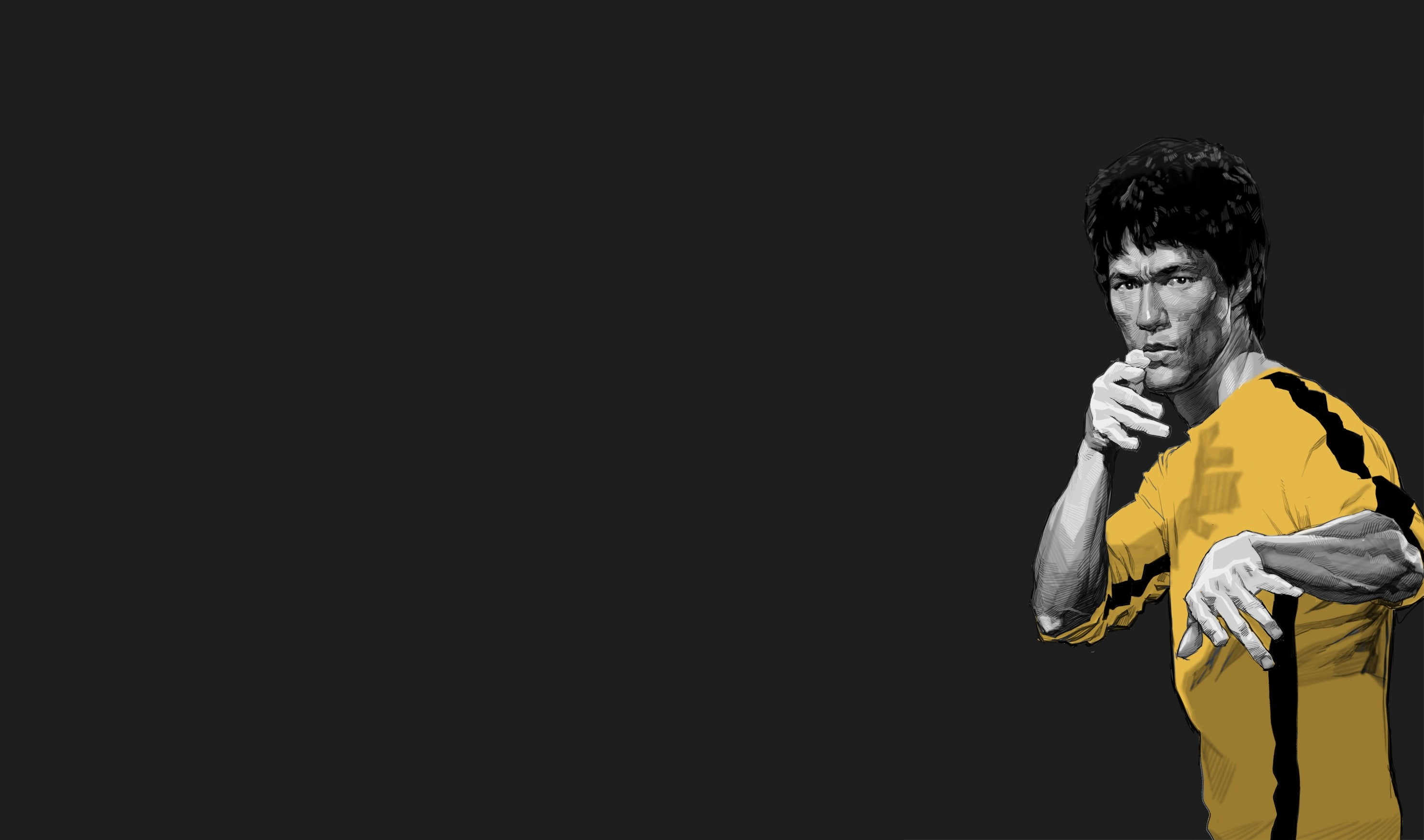 Bruce Lee, actor, master, 2K, HD Wallpaper