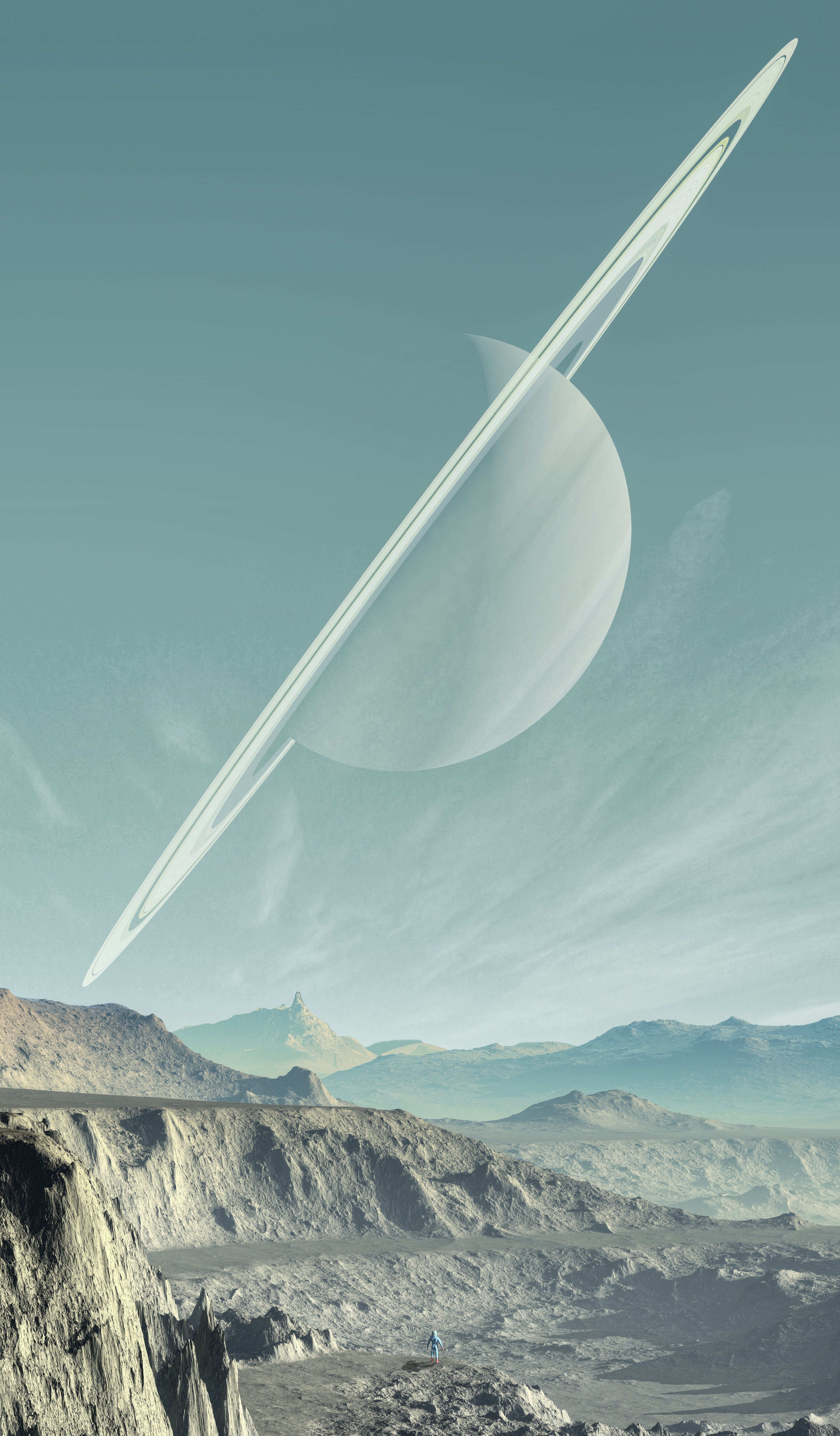 idyllic, drop shadow, space, cloud - sky, exploration, arid climate, research, scenics - nature, mountain, motion, solid, mountains, moon, non-urban scene, Phone HD Wallpaper