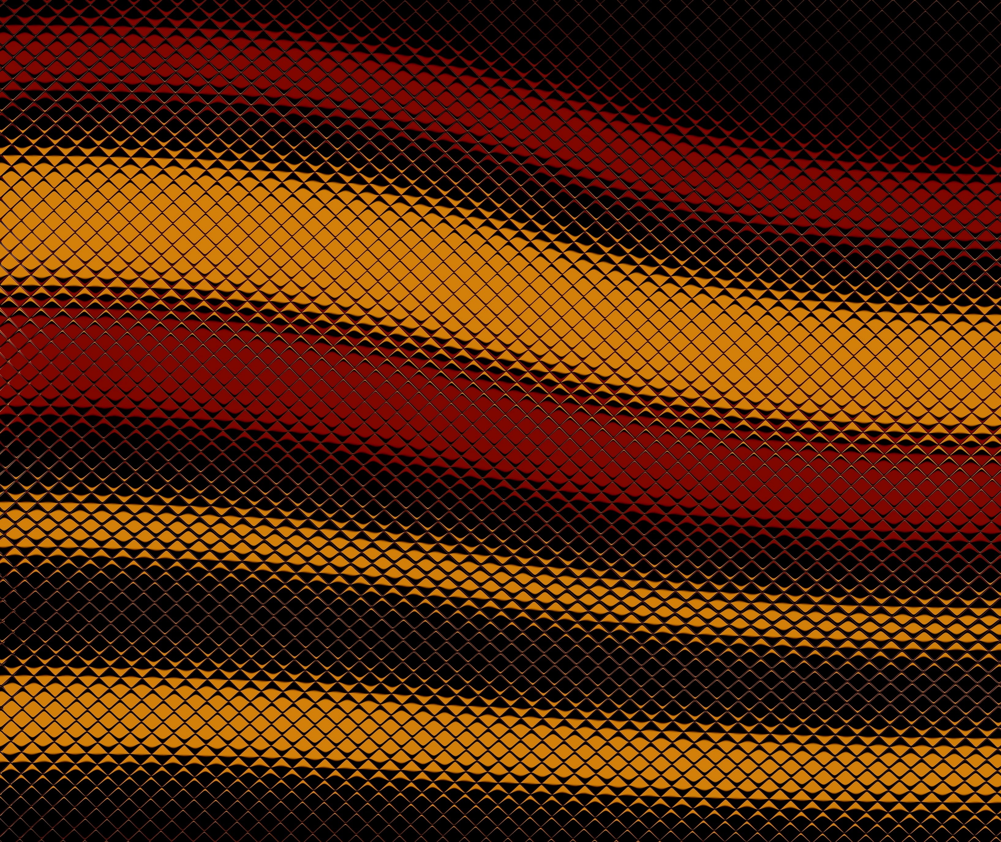 barrier, no people, indoors, creativity, 2017, full frame, close-up, fence, 2K, love, cool, yellow, red, Cool Golden Effect HD, hypnotic, repetition, abstract, HD Wallpaper