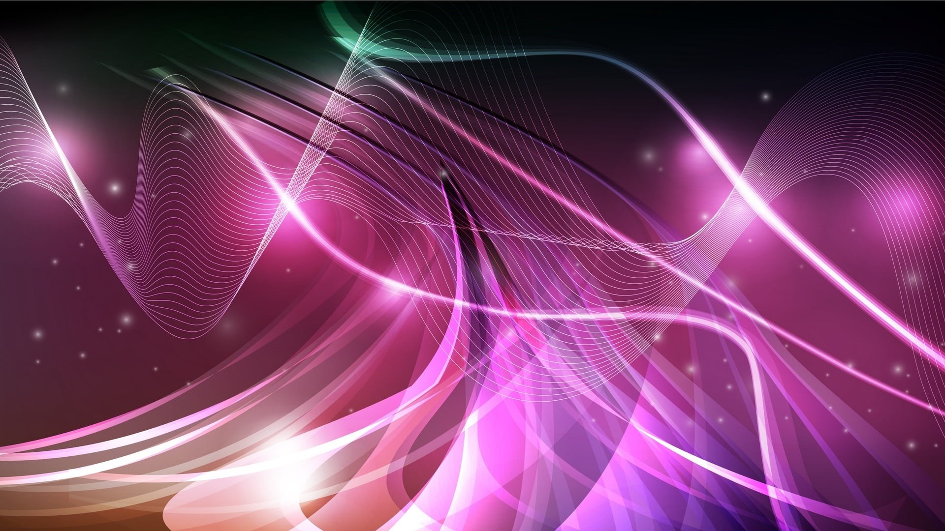 studio shot, pattern, violet, multi colored, motion, long exposure, 1080P, graphics, pink, light - natural phenomenon, fiber optic, line, connection, technology, HD Wallpaper
