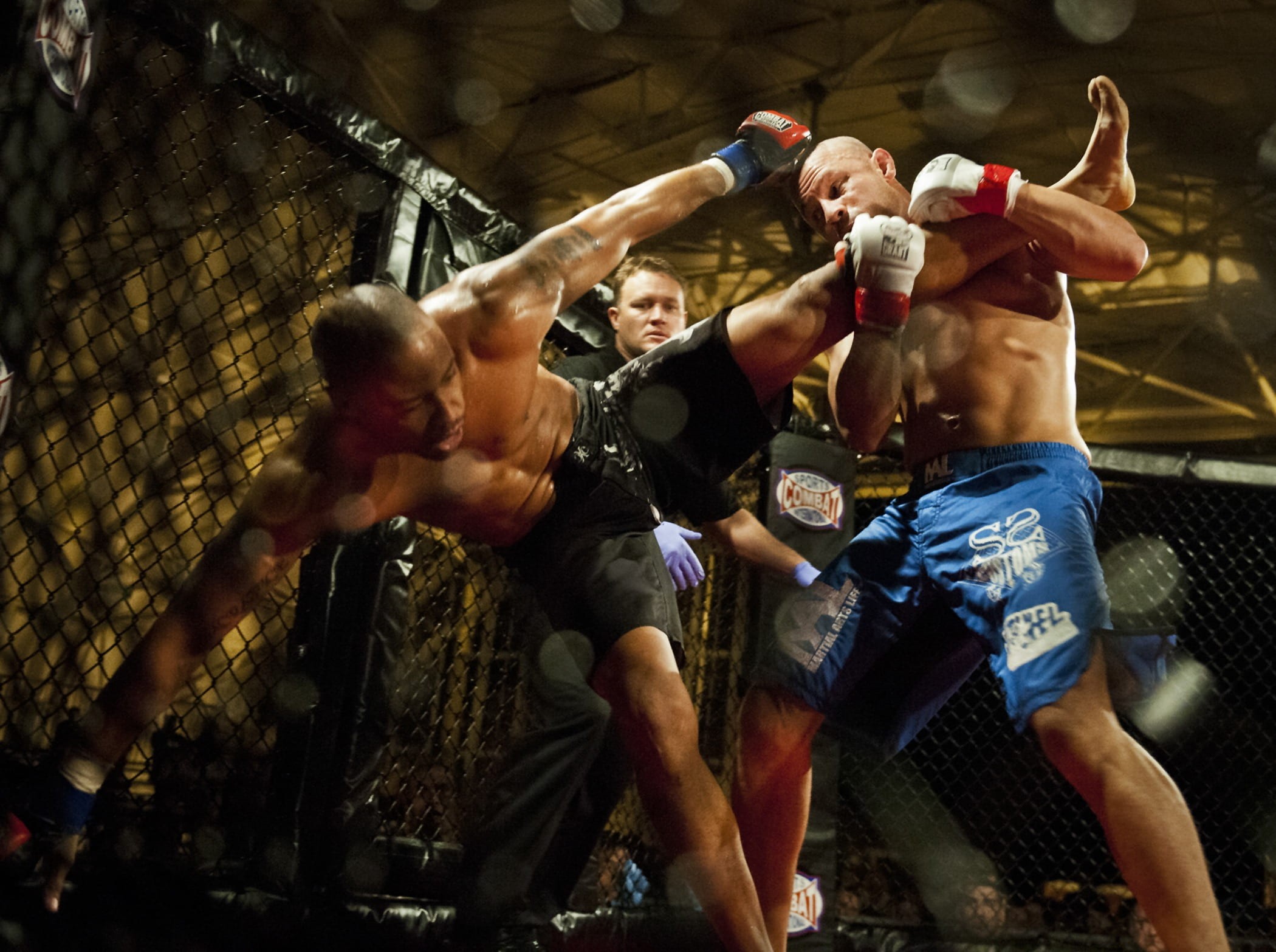 fighting, motion, close-up, effort, athlete, human arm, sports, competition, sport, macro, young adult, shirtless, boxing - sport, fighters, ring, group of people, HD Wallpaper