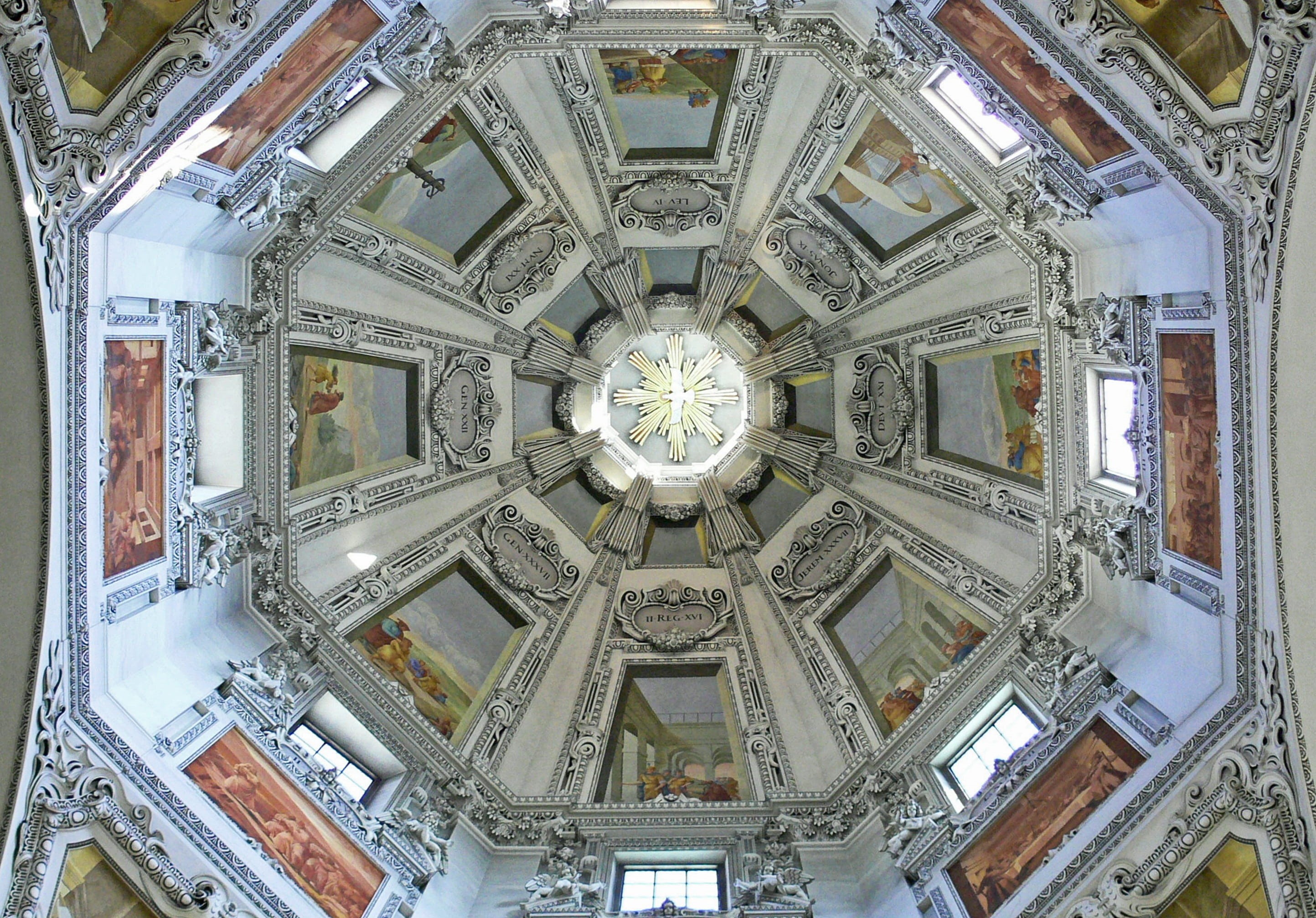 architectural feature, art and craft, spirituality, architecture and art, ornate, jewelry vault, cathedral, creativity, low angle view, day, built structure, HD Wallpaper