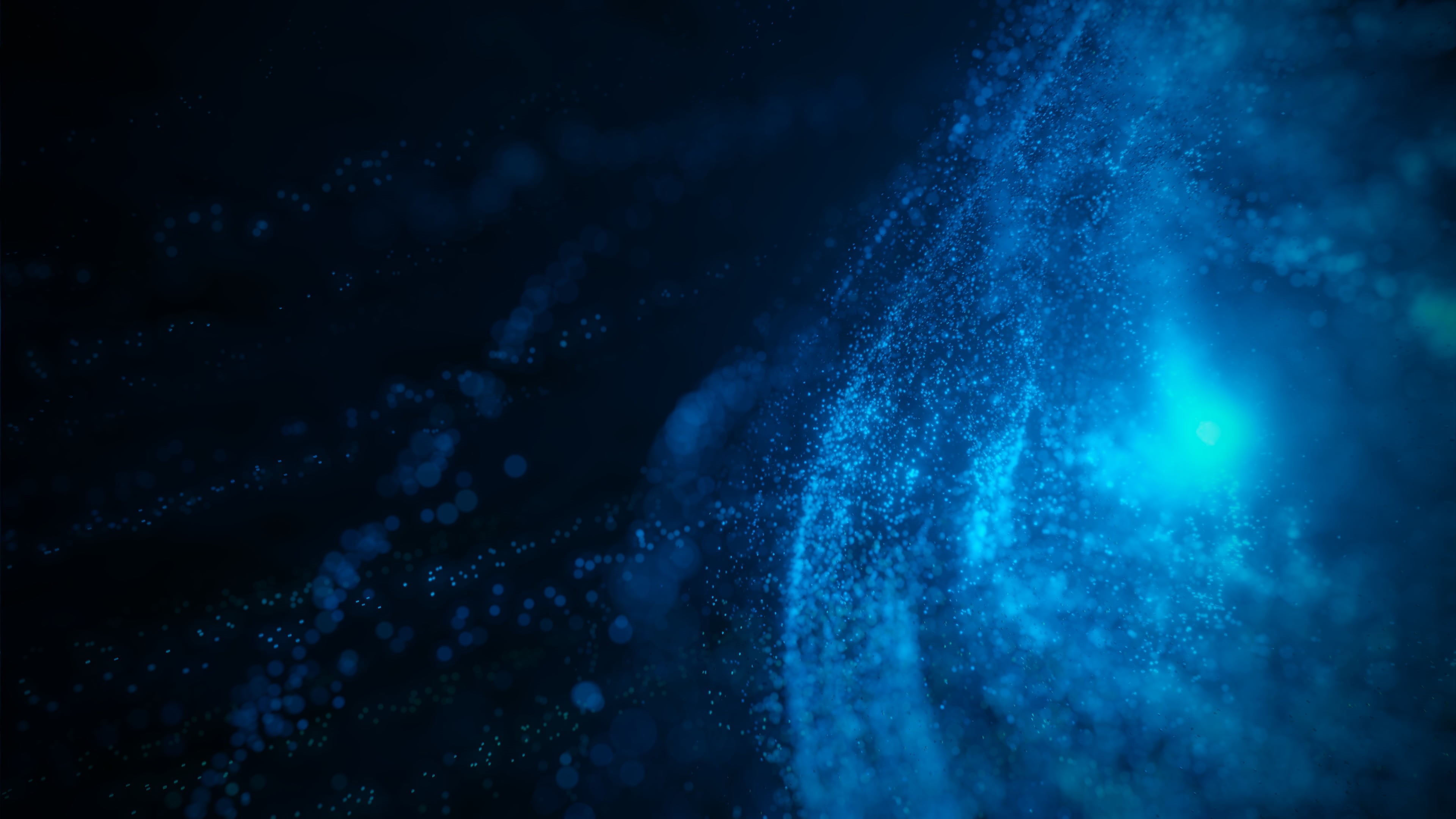 4K, digital, floating particles, CGI, abstract, 3d design, Blender, HD Wallpaper