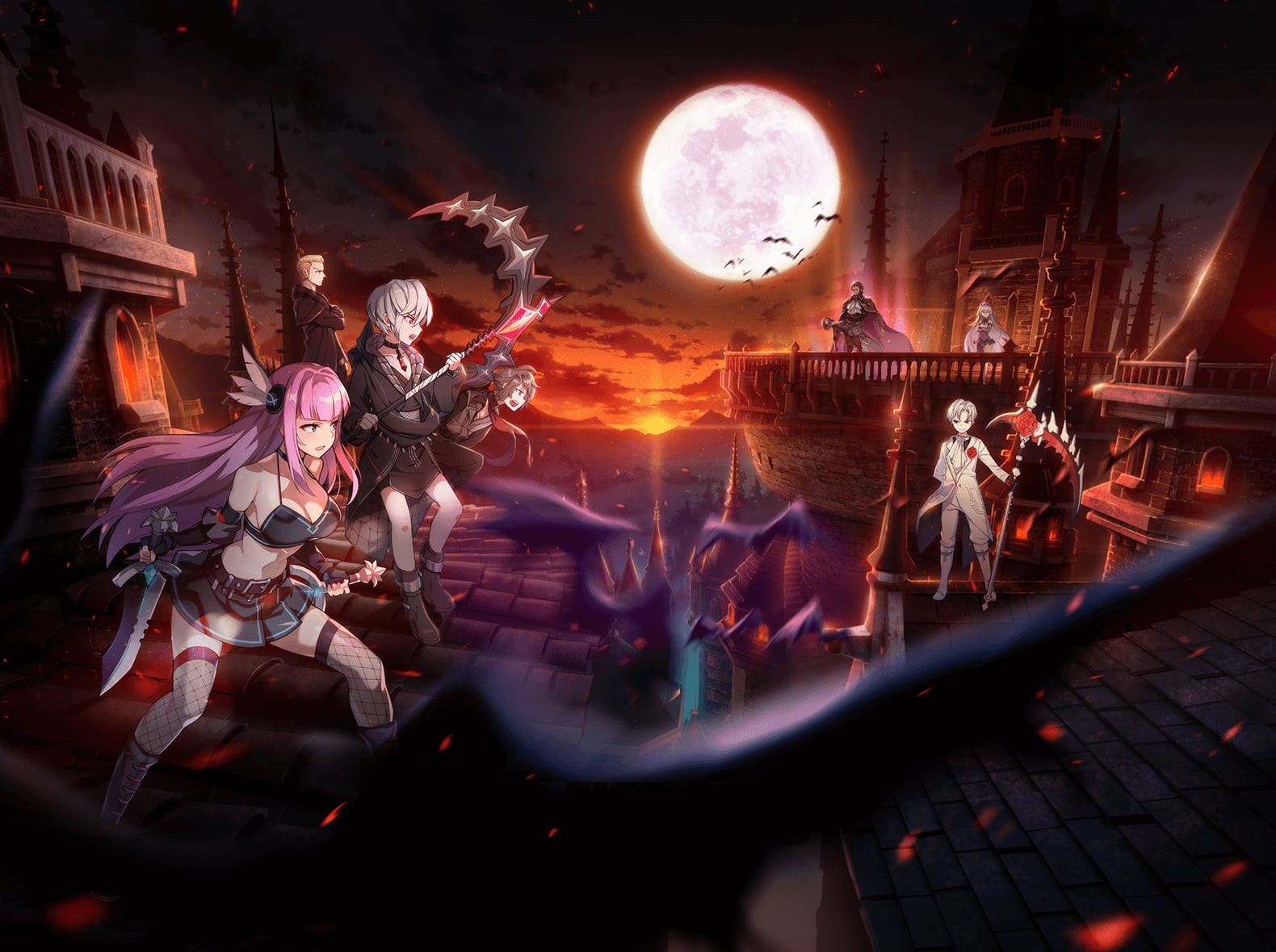 720P, Mobile Game, official, Epic Seven, video game art, HD Wallpaper