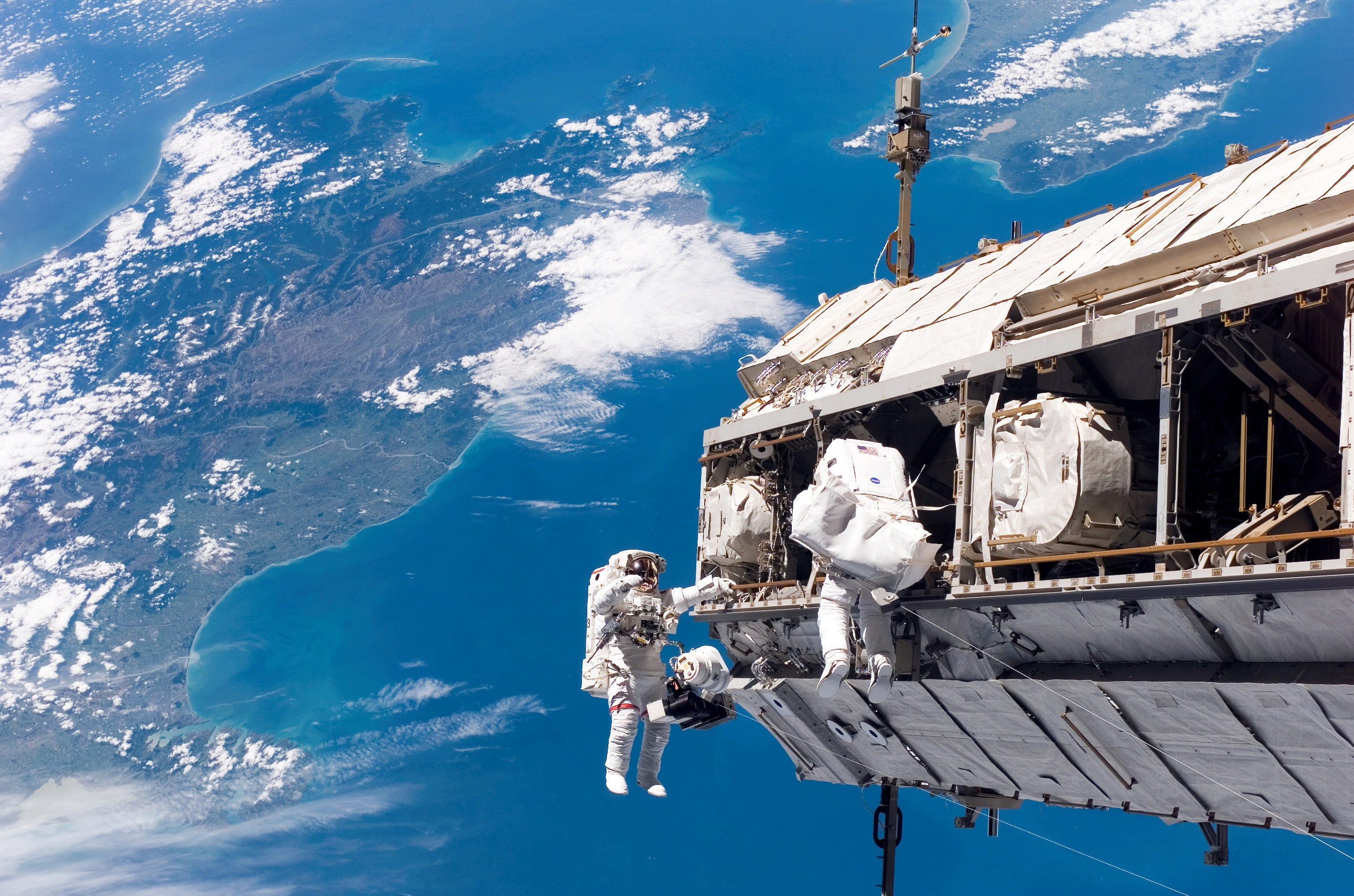 NASA, New Zealand, Earth, 2K, space, spacesuit, spaceship, International Space Station, astronaut, HD Wallpaper