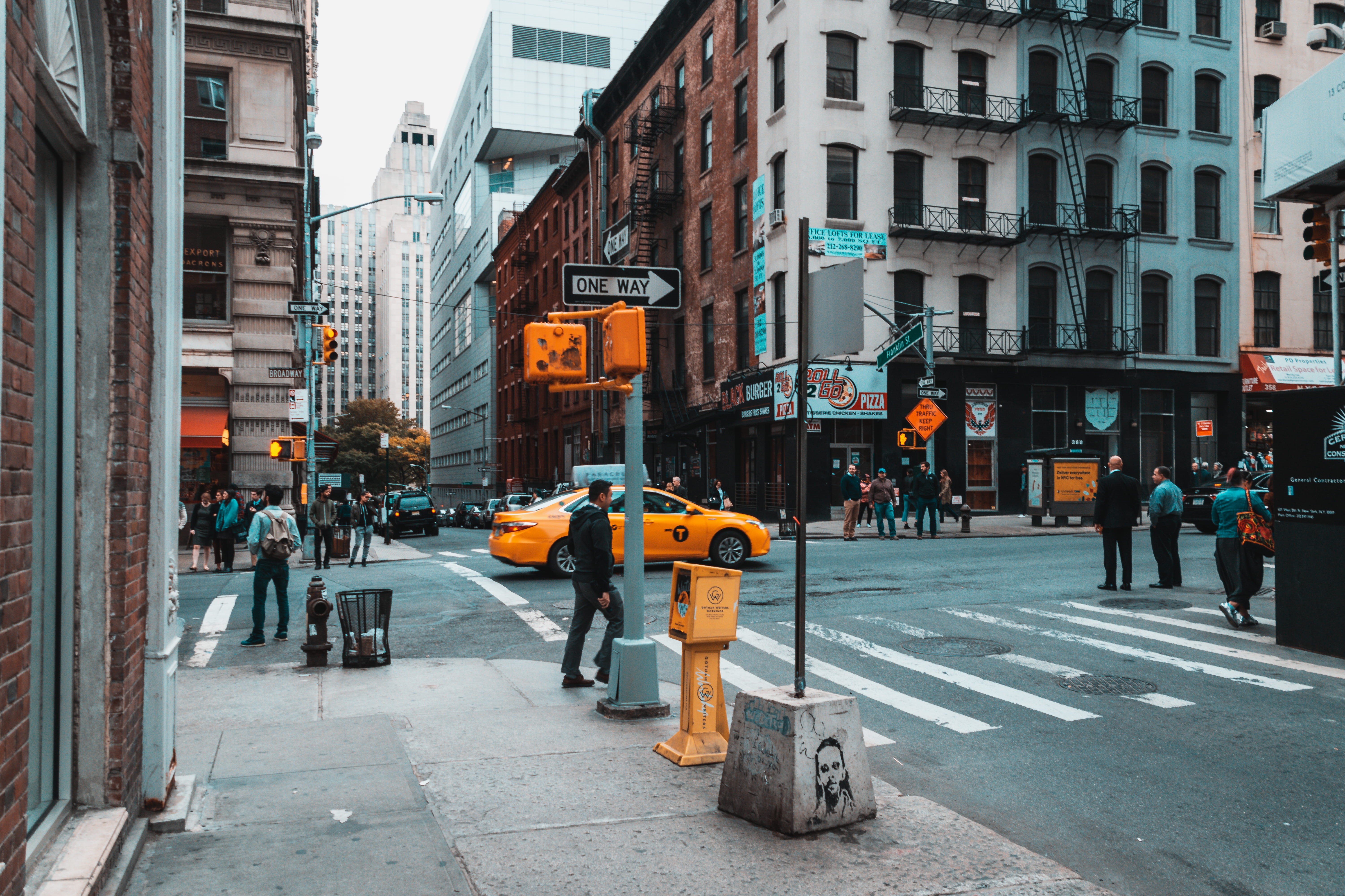 tourist attraction, pedestrian lane, sight, windows, vehicles, urban, motor vehicle, landscape, tourism, road, transportation, walking, day, sign, city life, HD Wallpaper