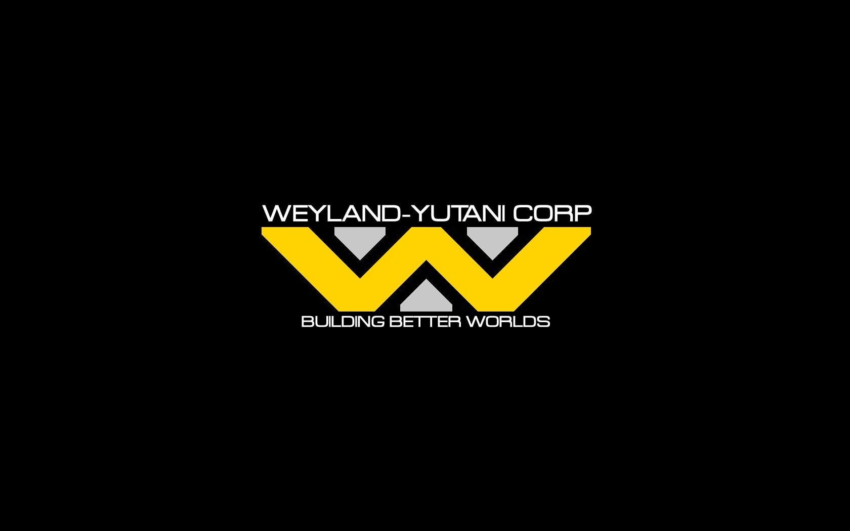 message, consumerism, symbol, capital letter, studio shot, sign, emotion, 720P, yellow, indoors, weyland yutani corporation alien movie aliens movie, black color, HD Wallpaper