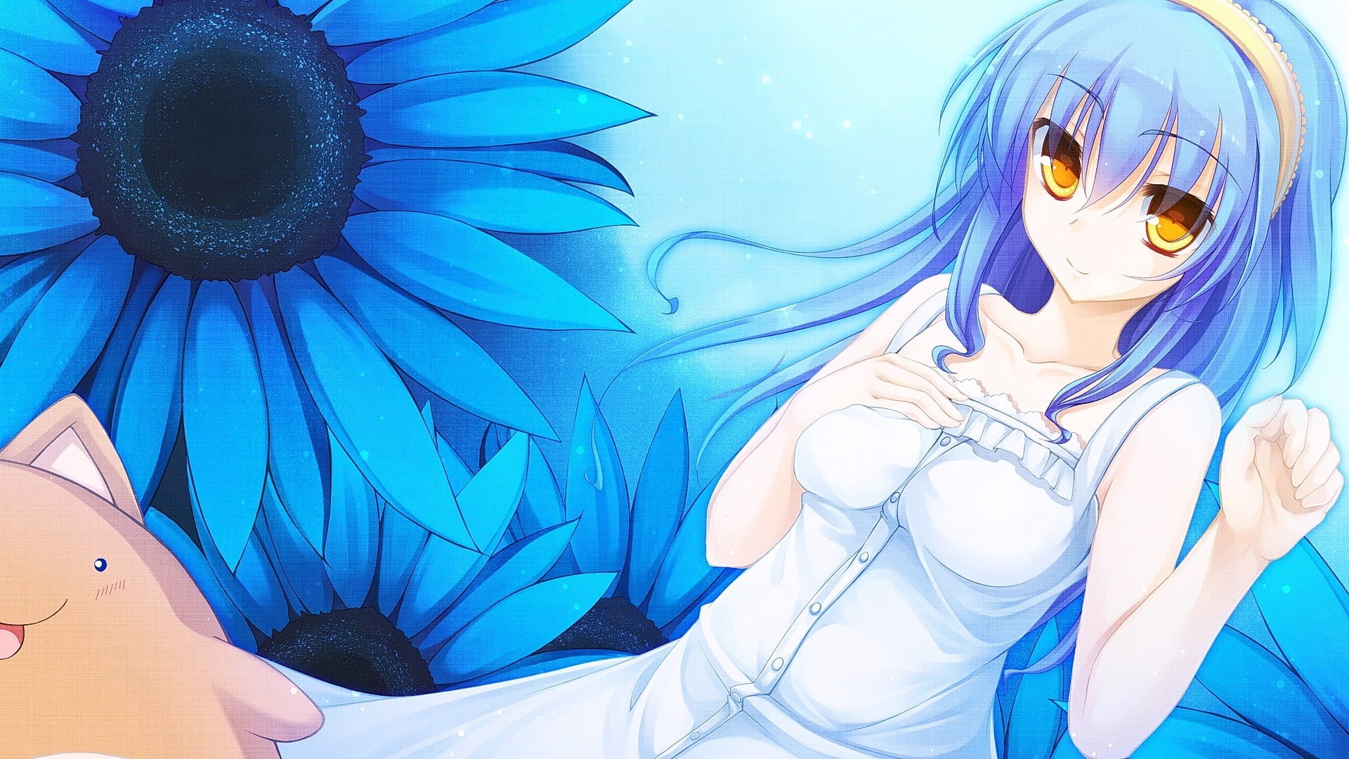 Hiiragi Tsukino, Suzukaze no Melt, 1080P, anime girls, HD Wallpaper