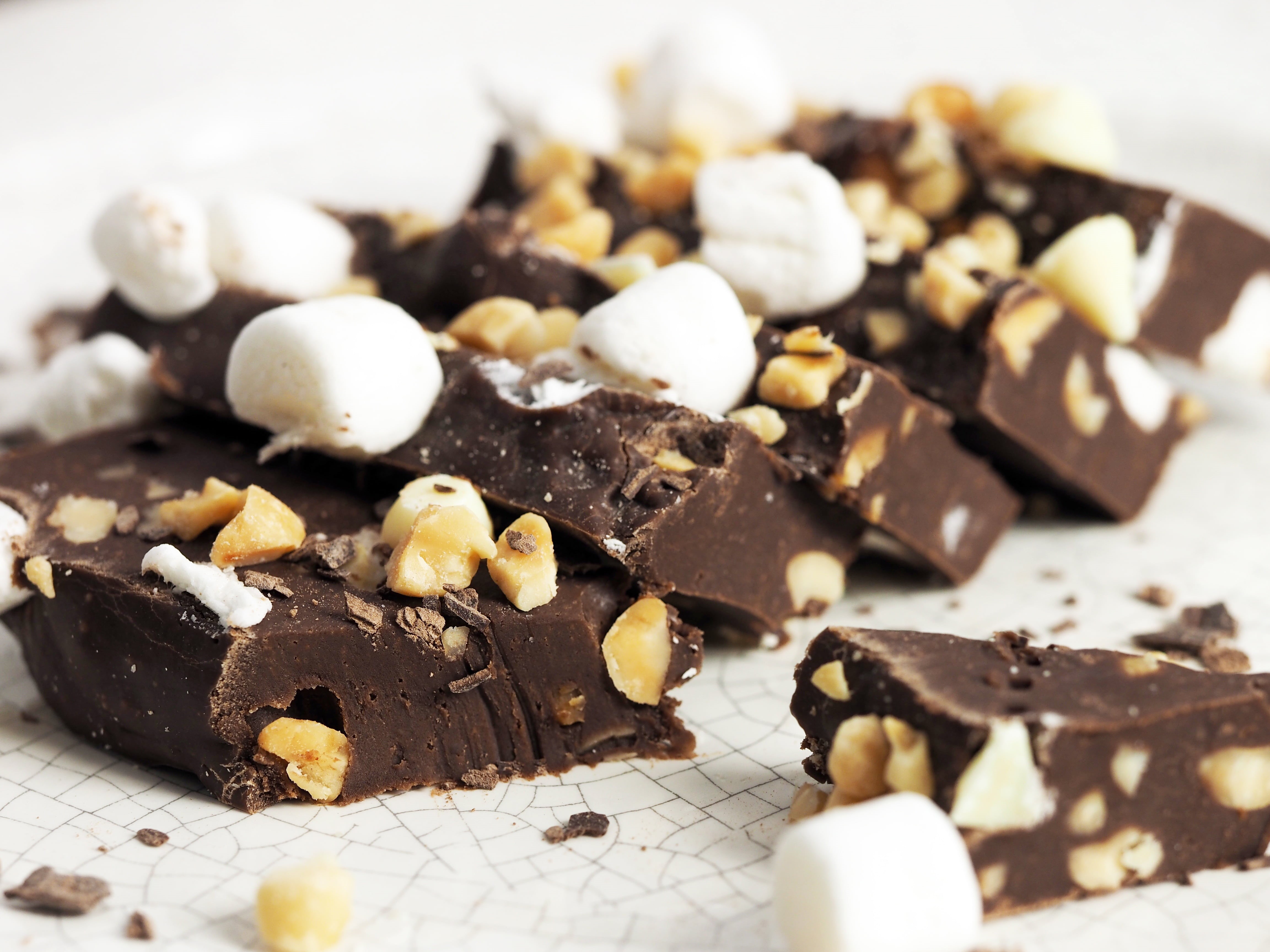 delicious, rich, dessert, close-up, homemade, no people, indoors, food, temptation, unhealthy, treat, nut - food, gourmet, 4K, brownie, food and drink, HD Wallpaper