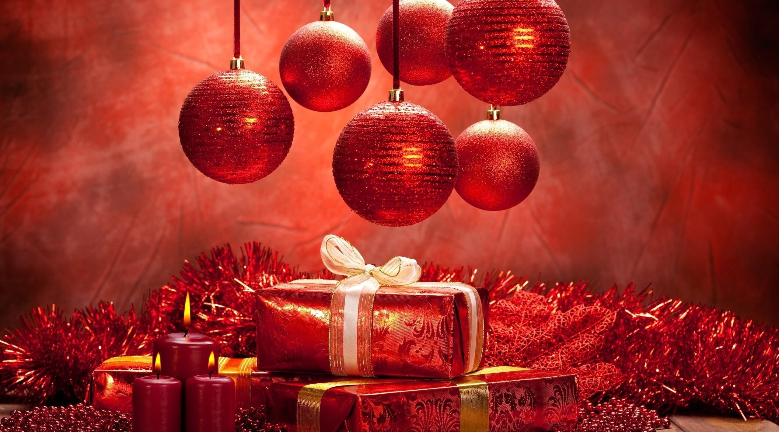 2K, mood, new year, christmas, year, decorations, candles, new, gifts, christmas decorations, HD Wallpaper