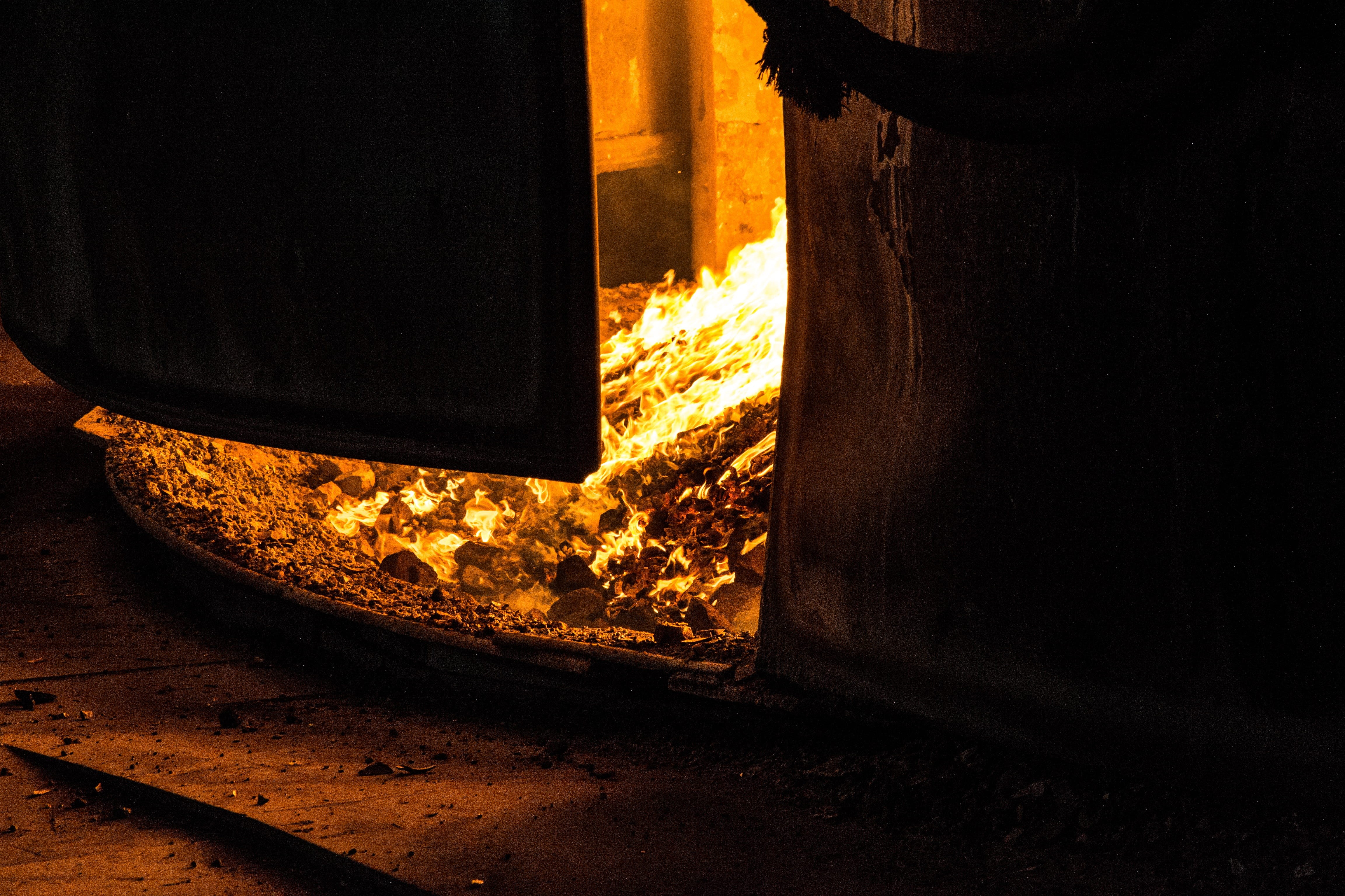 nature, indoors, history, wood, sunlight, fire, wood - material, a ferro-alloy, window, door, metallurgy, dark, day, fire - natural phenomenon, the electric arched furnace, HD Wallpaper