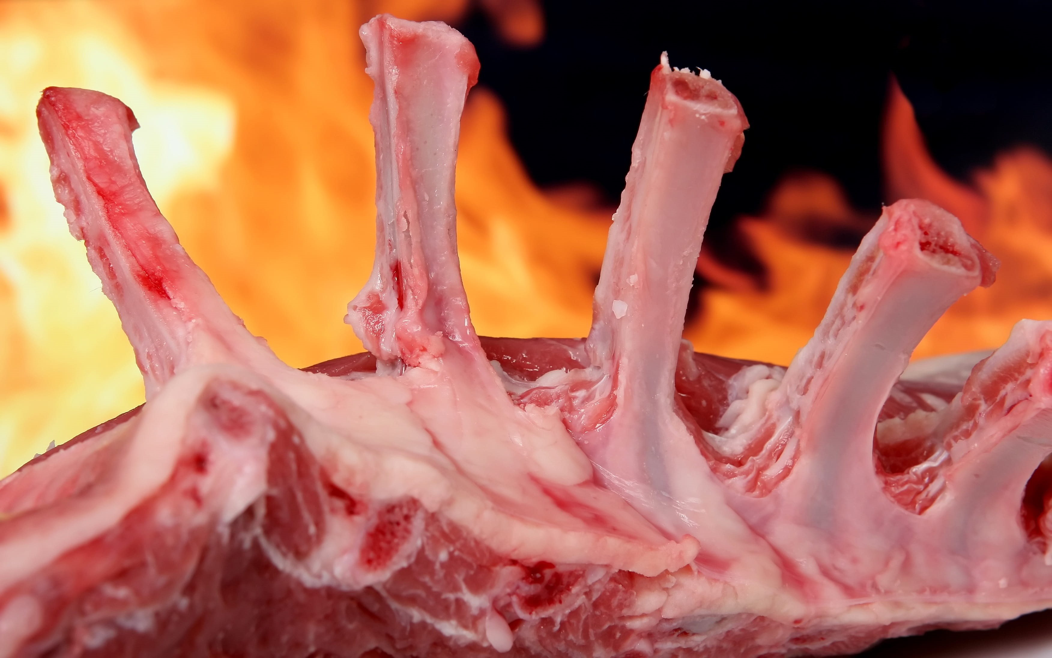 barbecue, charbroiled, fire, fat, light, black, lamb, barbeque, isolated, healthy, frozen, garden, beef, freshness, color, slice, no people, still life, HD Wallpaper