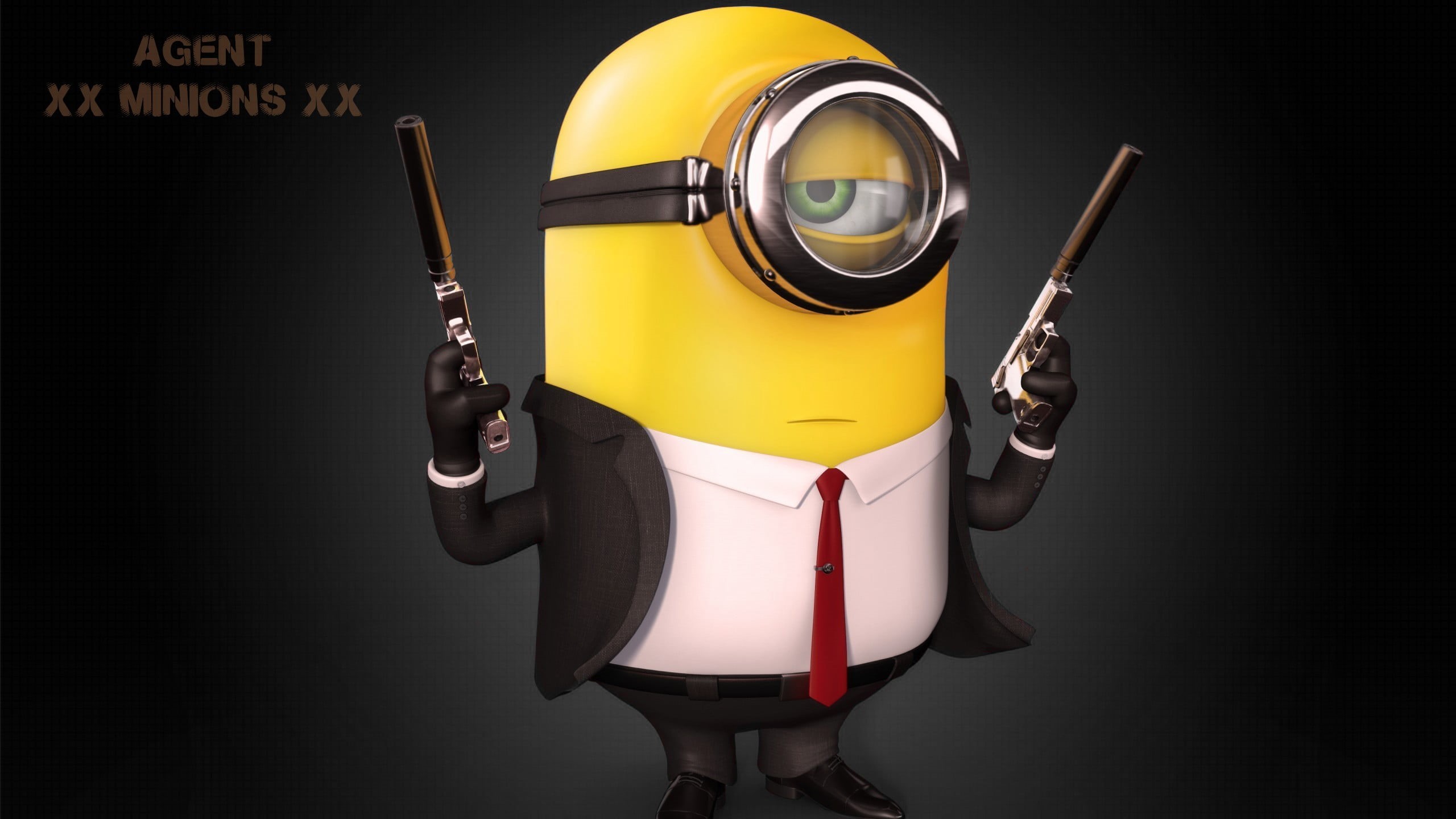 mid adult, minions, tie, red, holding, sunglasses, front view, fashion, crossover, safety, Hitman, one, Hitman: Absolution, indoors, eyed, detectives, occupation, HD Wallpaper