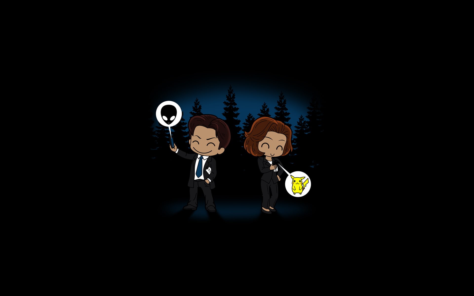 The X-Files, Pokémon, 1080P, HD Wallpaper