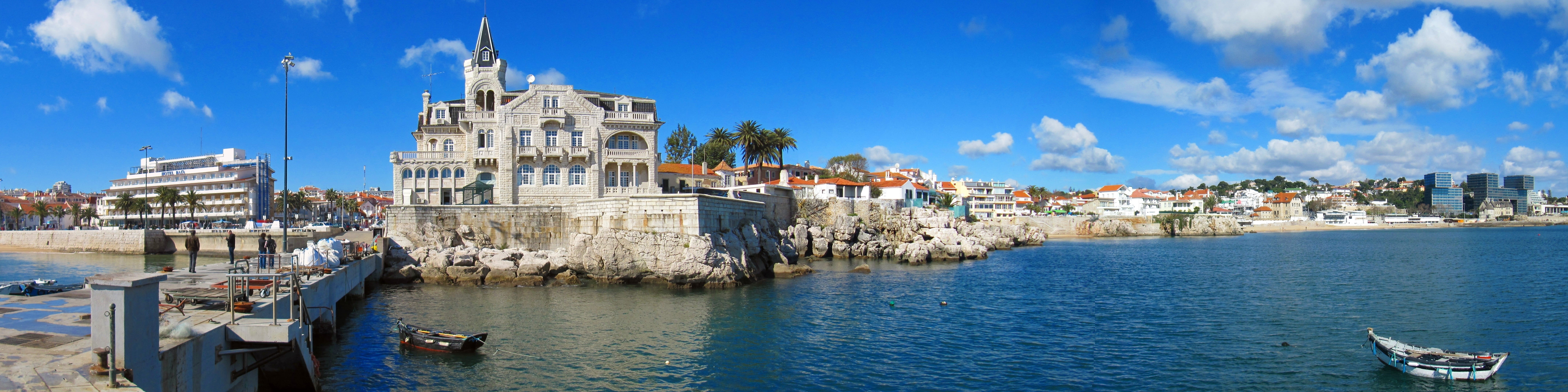 Panorama, ocean, cityscape, the past, day, church, built Structure, architecture, building, vacations, skyline, urban Scene, canal, travel Destinations, HD Wallpaper
