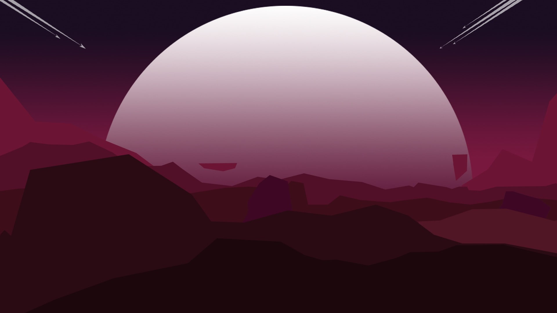 Minimalist, 1080P, Planet, Sci Fi, HD Wallpaper