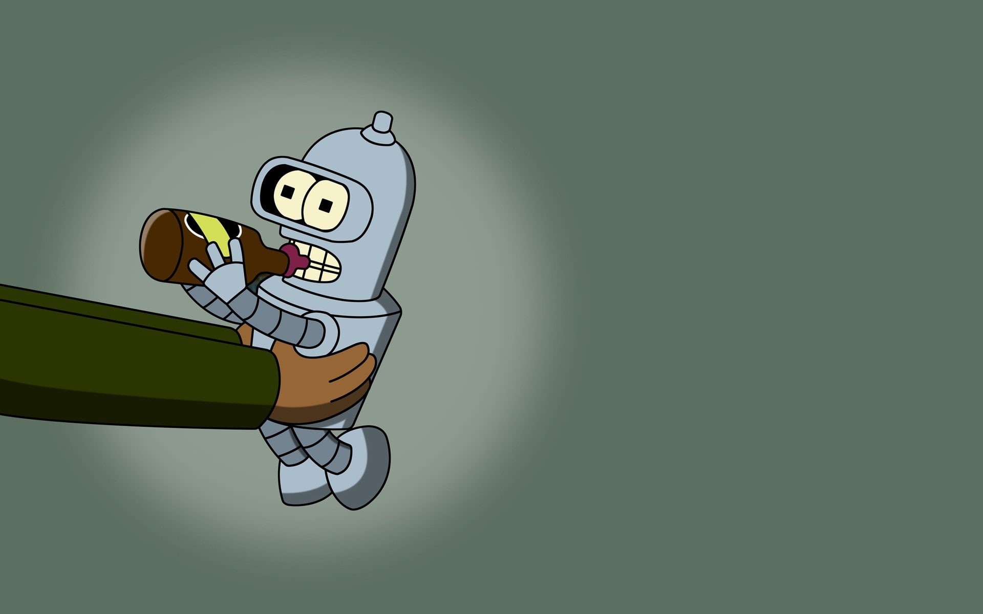cartoon/comic, character, bender, 1080P, baby, robot, futurama, hd, HD Wallpaper