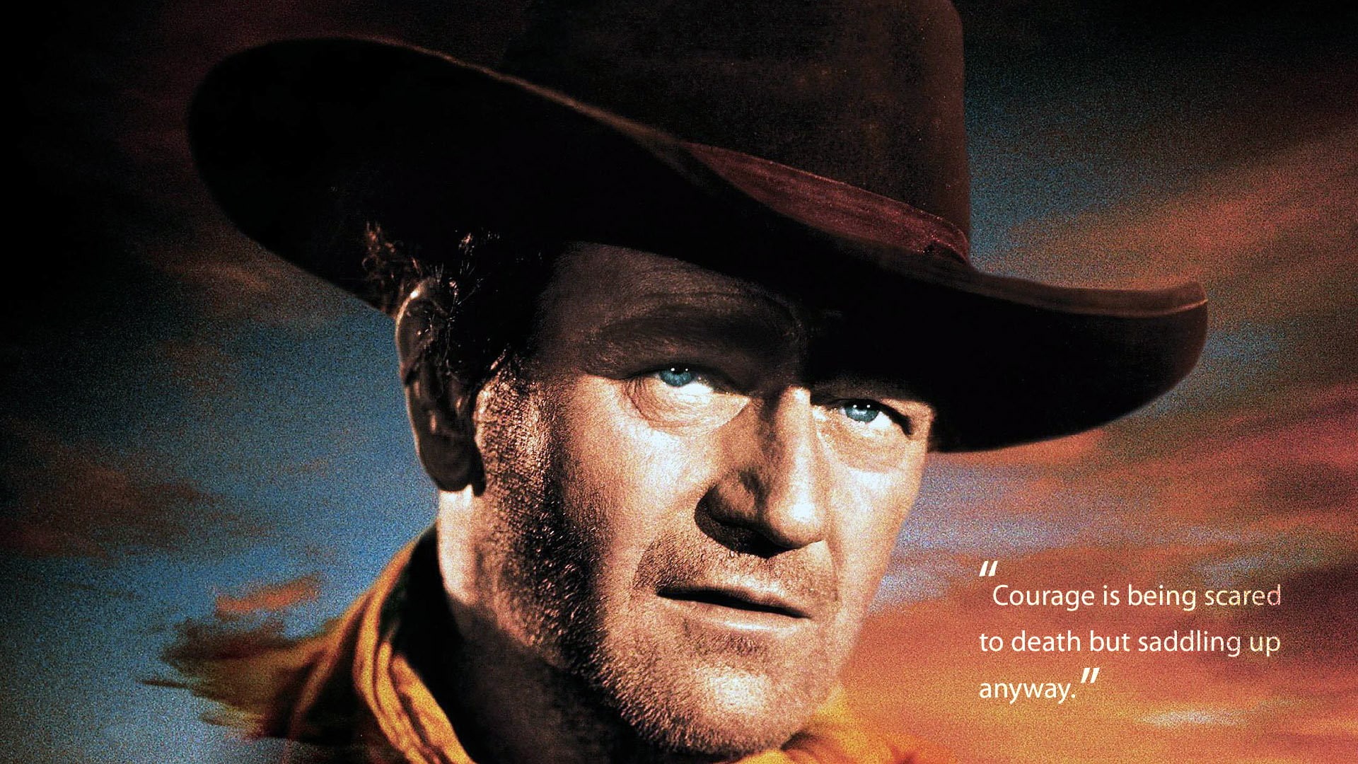 quote, 1080P, hd, america, courage, john, john wayne, wayne, HD Wallpaper