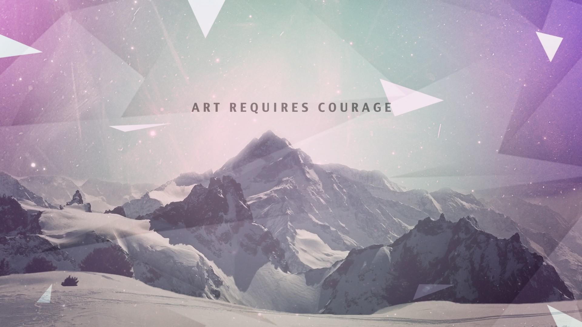 requires, 1920x1080, 1080P, courage, art, quote, quotes, HD Wallpaper