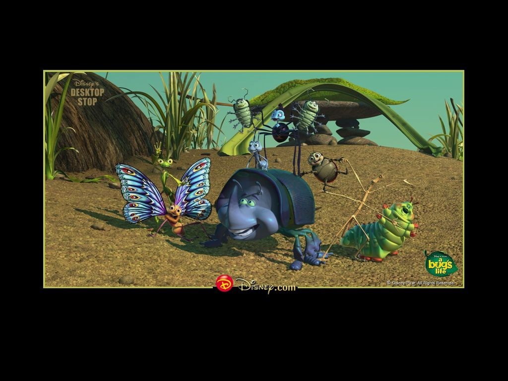 animals, 480P, company, Disney Company, Cartoons, x, hd, disney, art, life, bugs, HD Wallpaper
