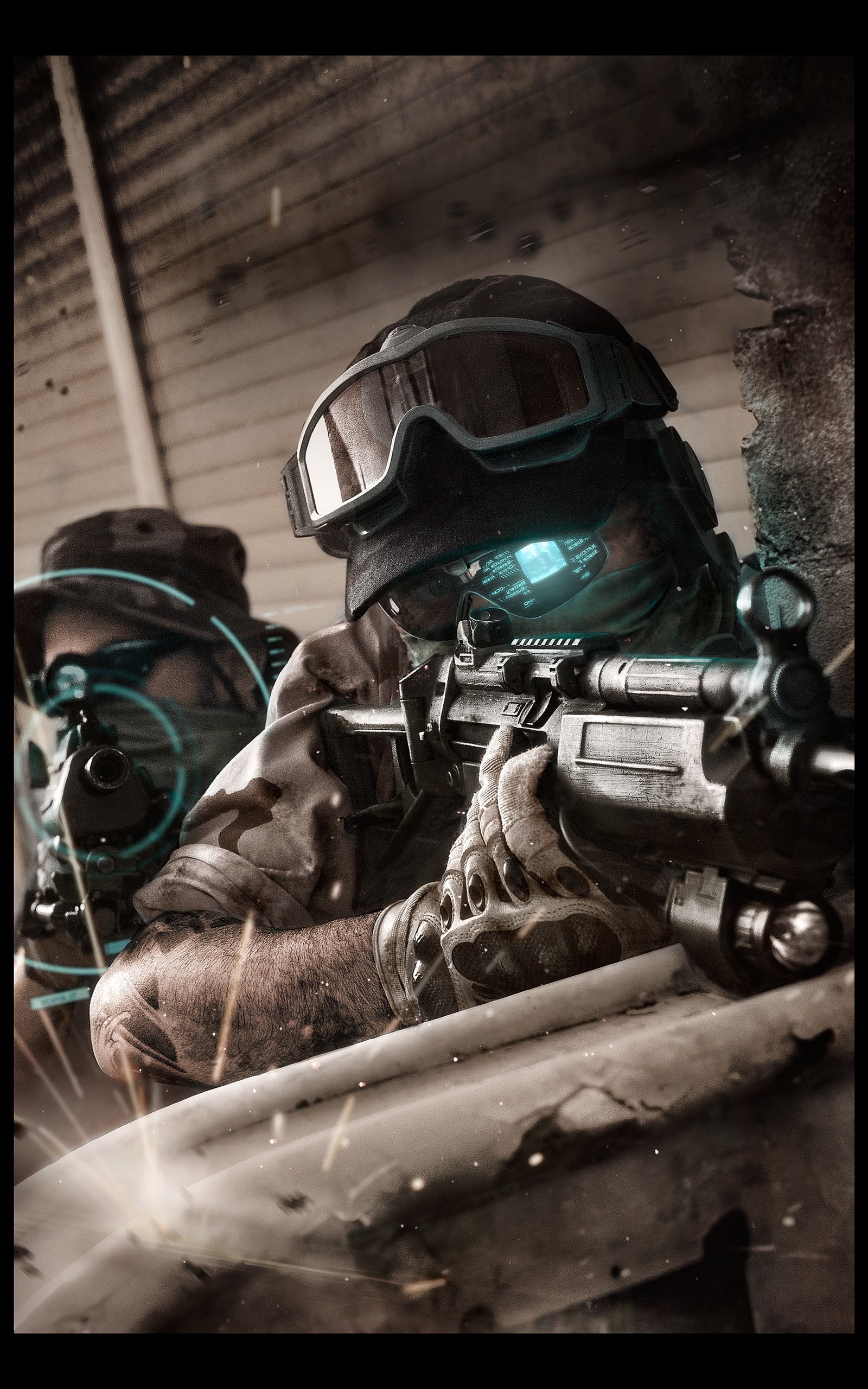 assault rifle, portrait display, video games, Tom Clancys Ghost Recon: Future Soldier, Tom Clancys Ghost Recon, military, Ghost Recon, special forces, tactical, Phone HD Wallpaper