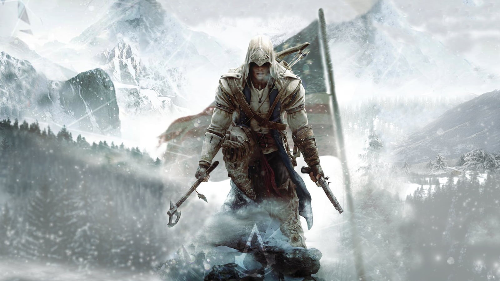 day, 720P, nature, scenics - nature, Assassins Creed III, men, digital composite, American Revolution, water, lifestyles, real people, s, creed, HD Wallpaper