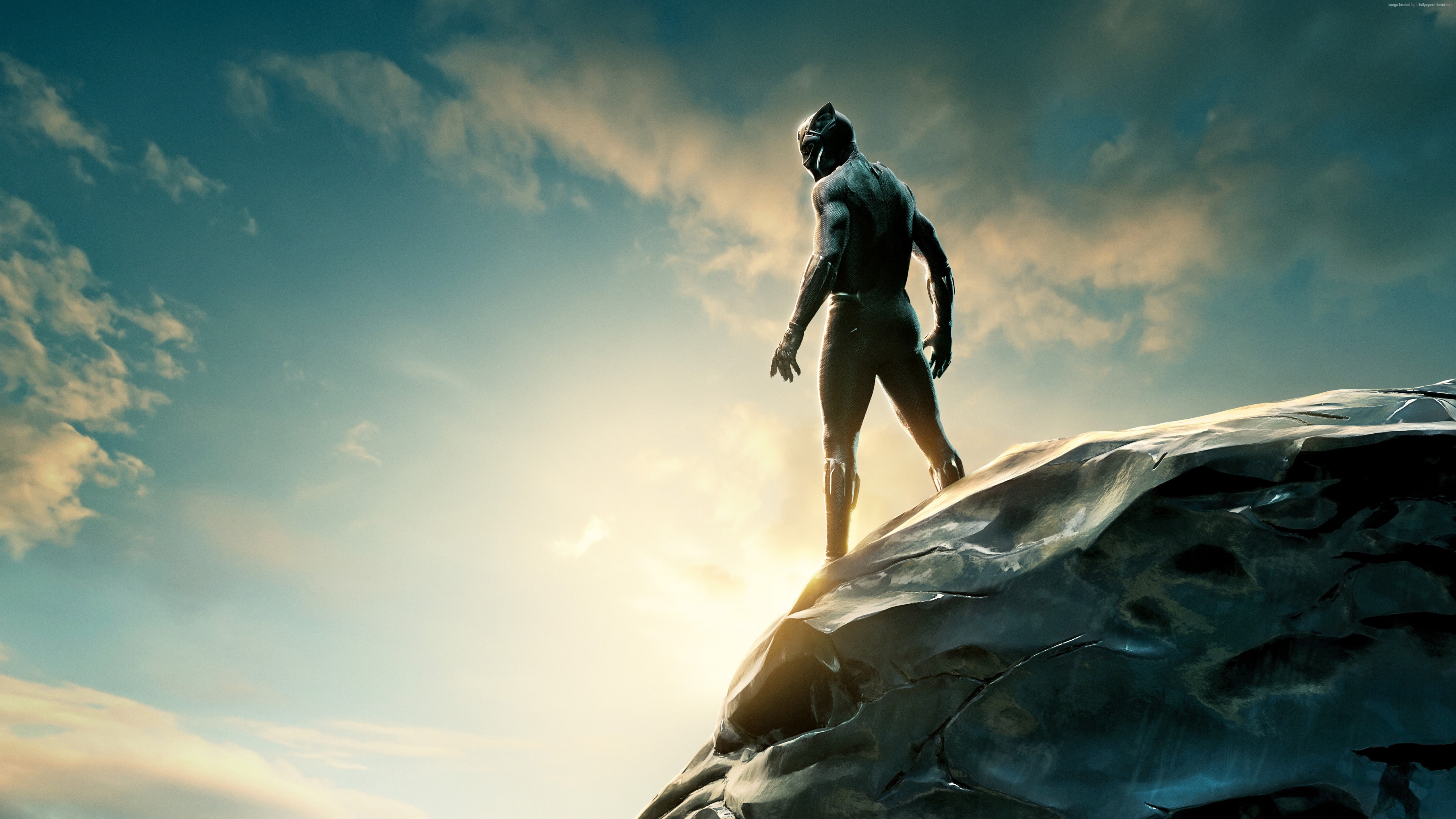 activity, cloud - sky, outdoors, determination, 5K, Black Panther, warning sign, leisure activity, 5K, low angle view, full length, sign, climbing, courage, HD Wallpaper