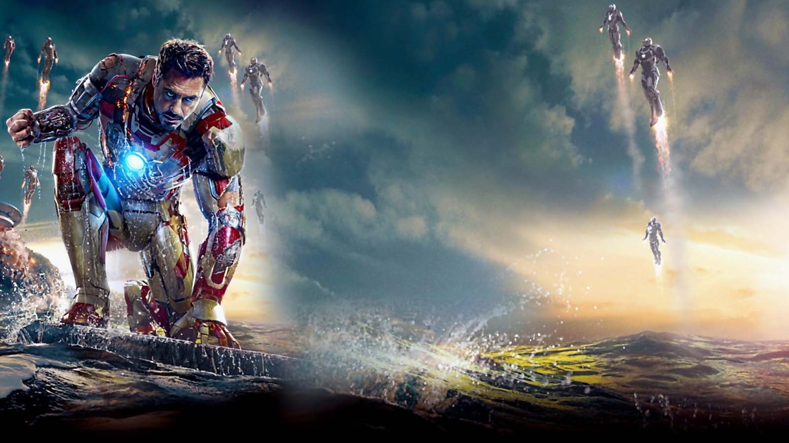 Iron Man, challenge, motion, cloud - sky, group of people, togetherness, adult, helmet, mountain, Iron Man 3, sport, 720P, activity, sports helmet, nature, HD Wallpaper