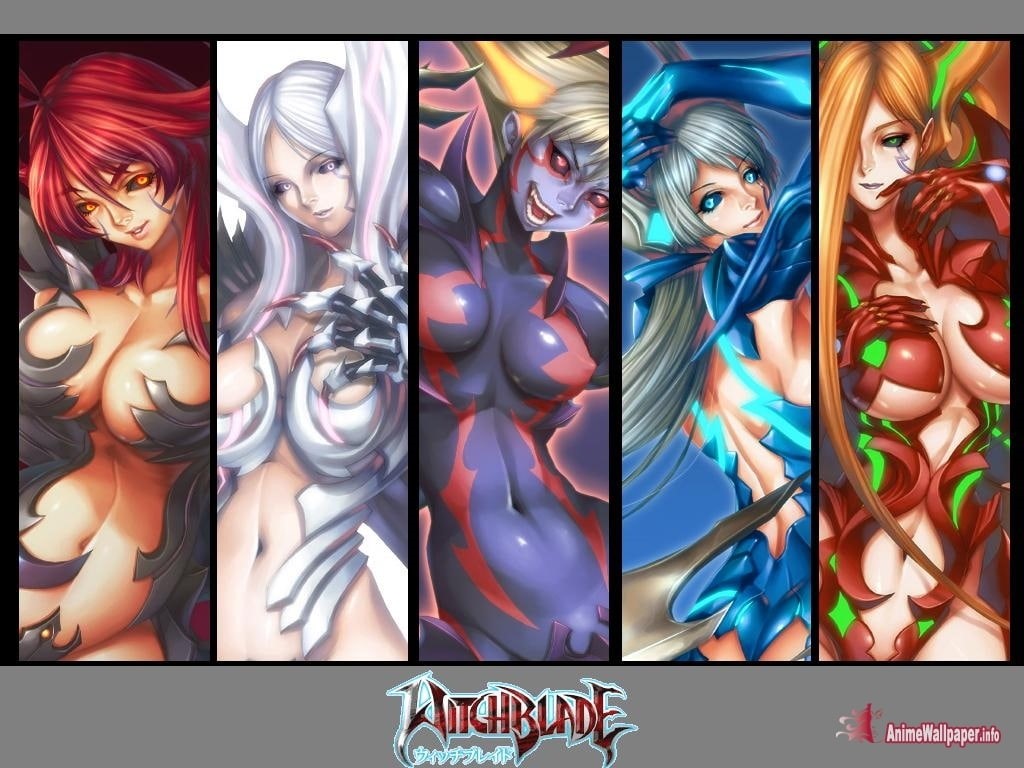 480P, art, hot, hd, anime, x, Witchblade, HD Wallpaper
