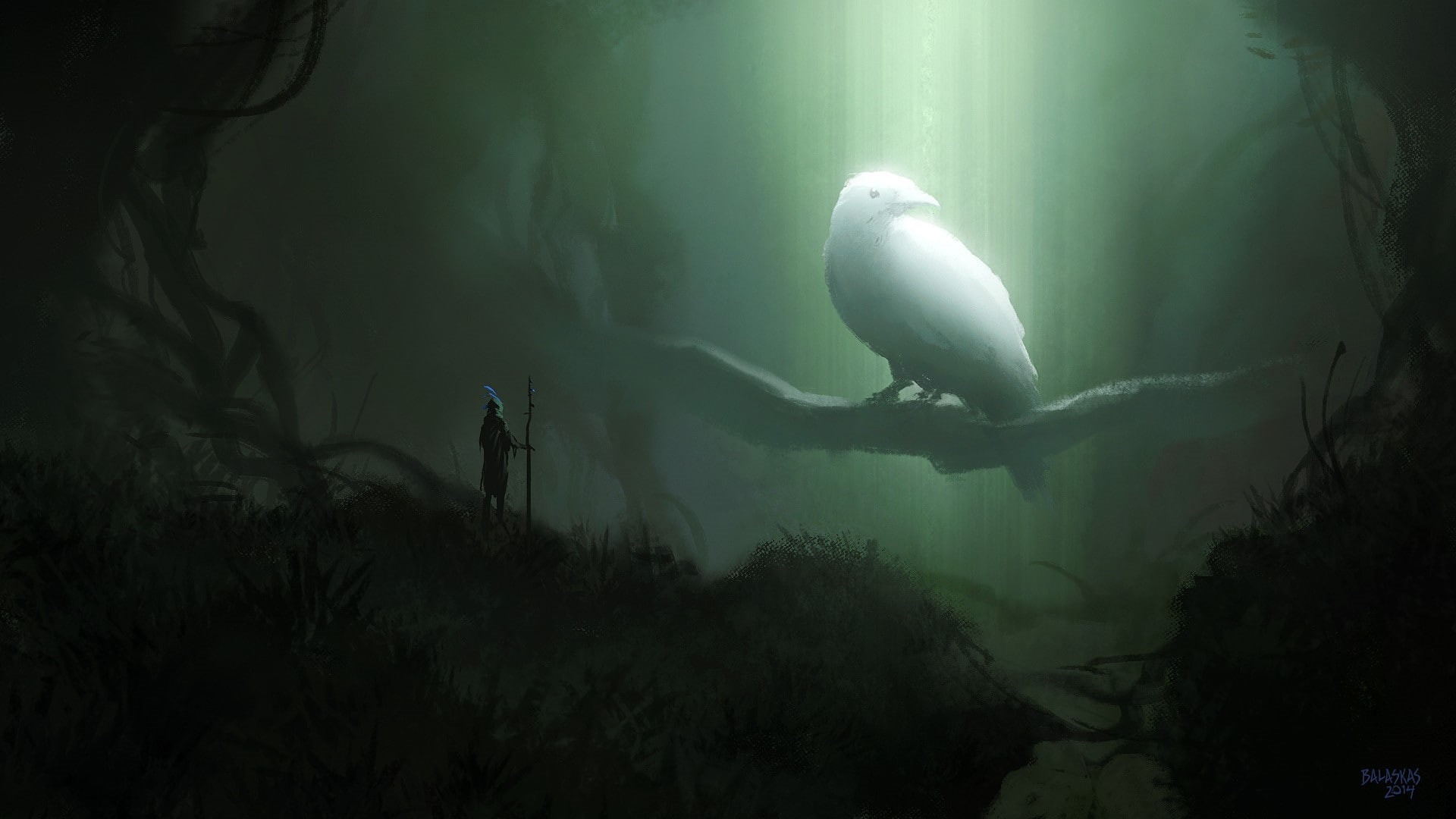 artwork, 1080P, Christopher Balaskas, fantasy art, HD Wallpaper