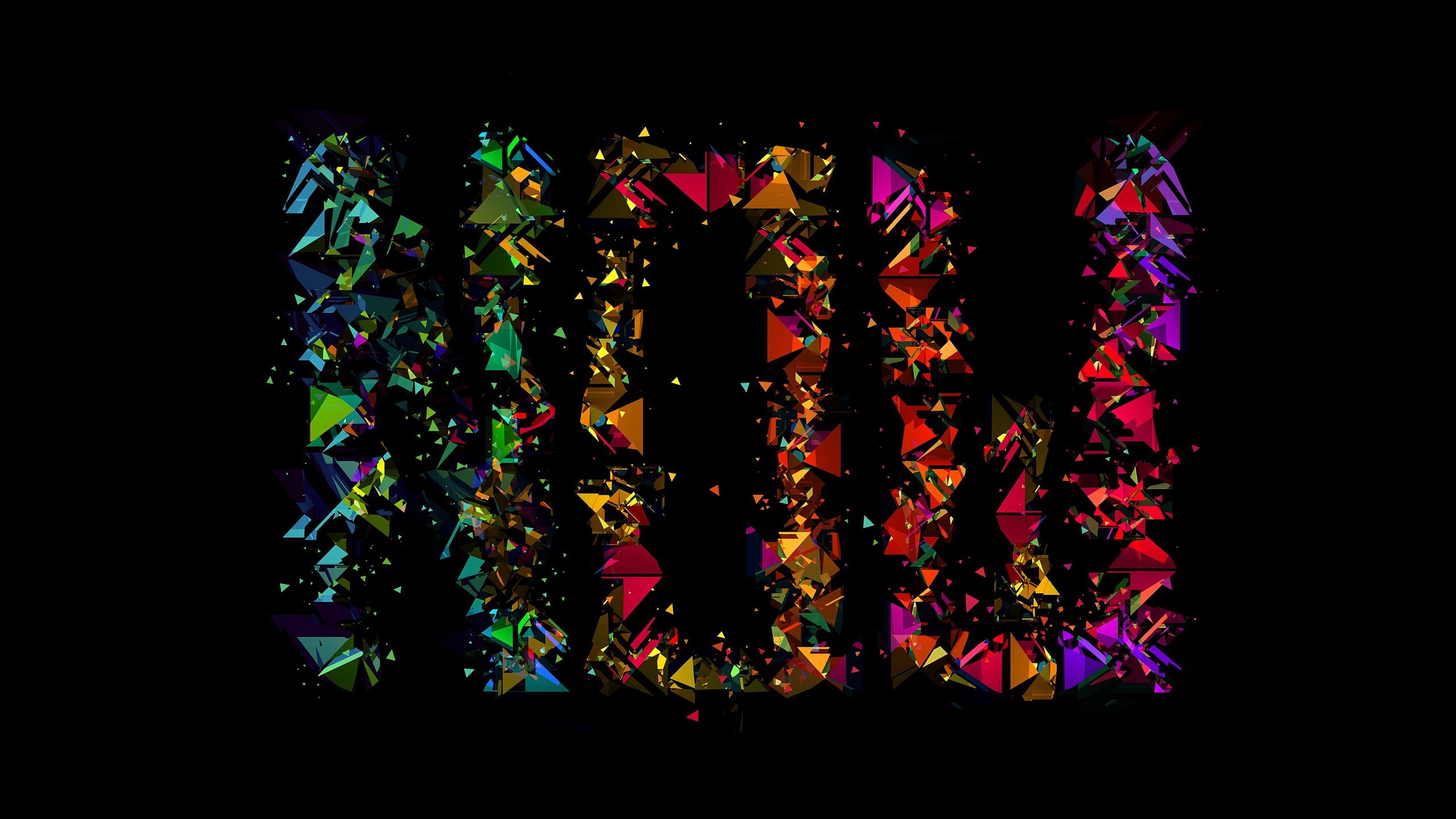 art and craft, light, dark, now, artwork, typography, 2K, low angle view, multicolored, creativity, pattern, floral pattern, illuminated, text, black background, HD Wallpaper