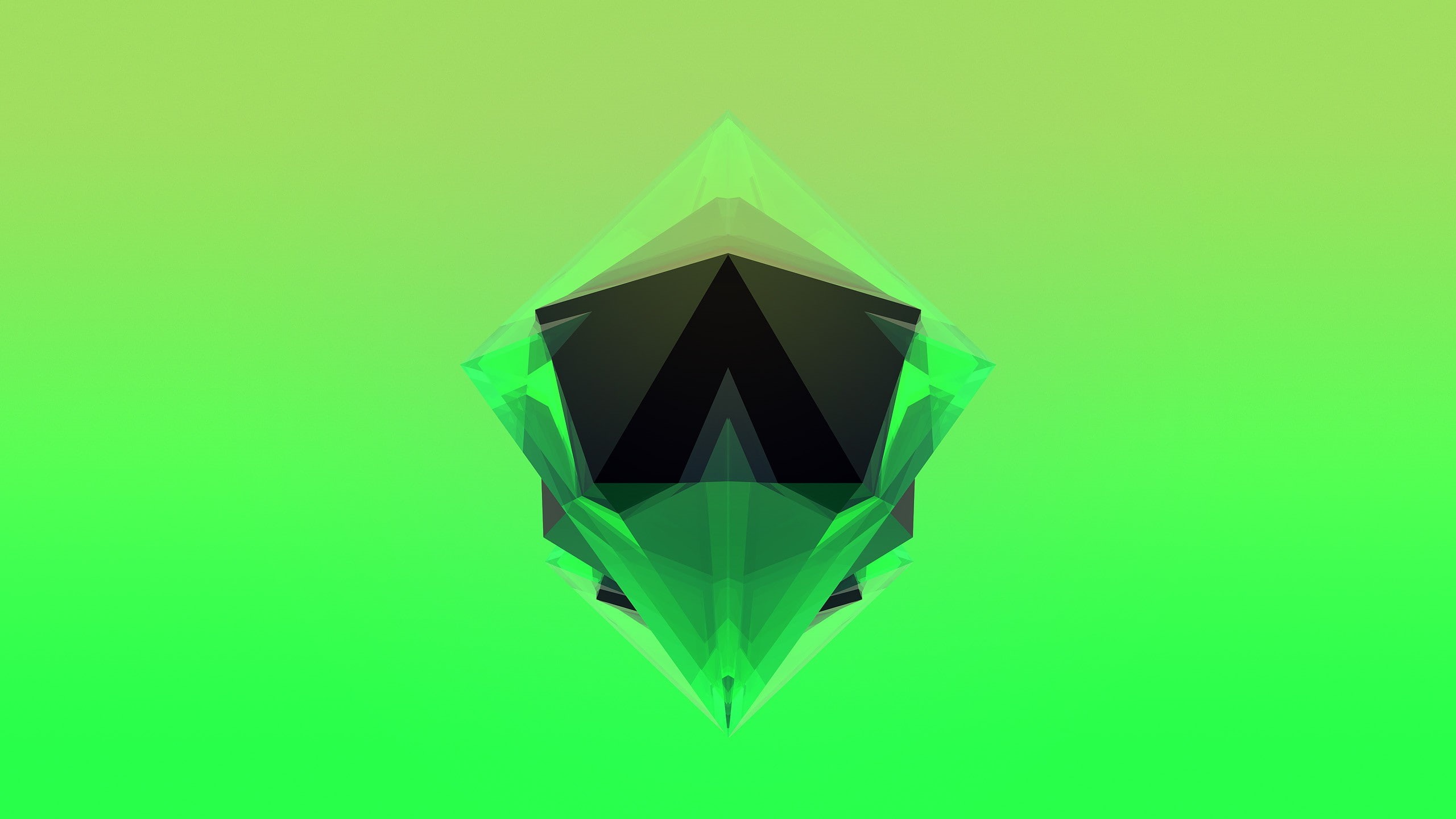 Justin Maller, abstract, Facets, digital art, 2K, HD Wallpaper