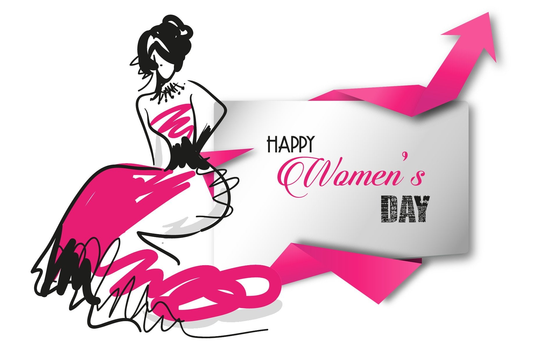 Womens Day, Girl, Happy Womens Day, Statement, Holiday, Woman, 1080P, HD Wallpaper