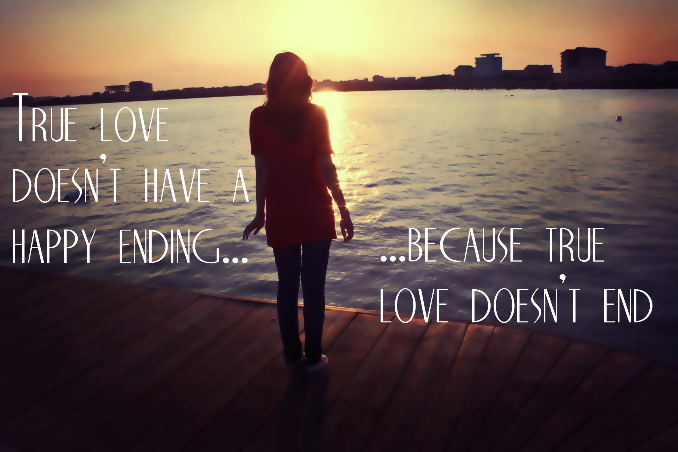Love, 1080P, Sunset, Statement, Artistic, HD Wallpaper