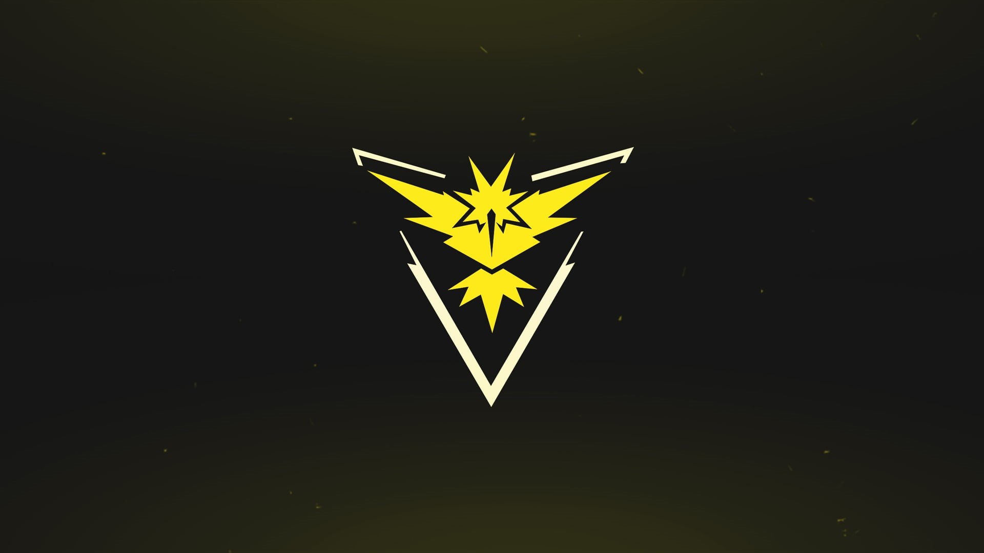 zapdos, sign, yellow, Team Instict, night, lighting equipment, green color, illuminated, shape, black color, no people, nature, indoors, star shape, star - space, HD Wallpaper