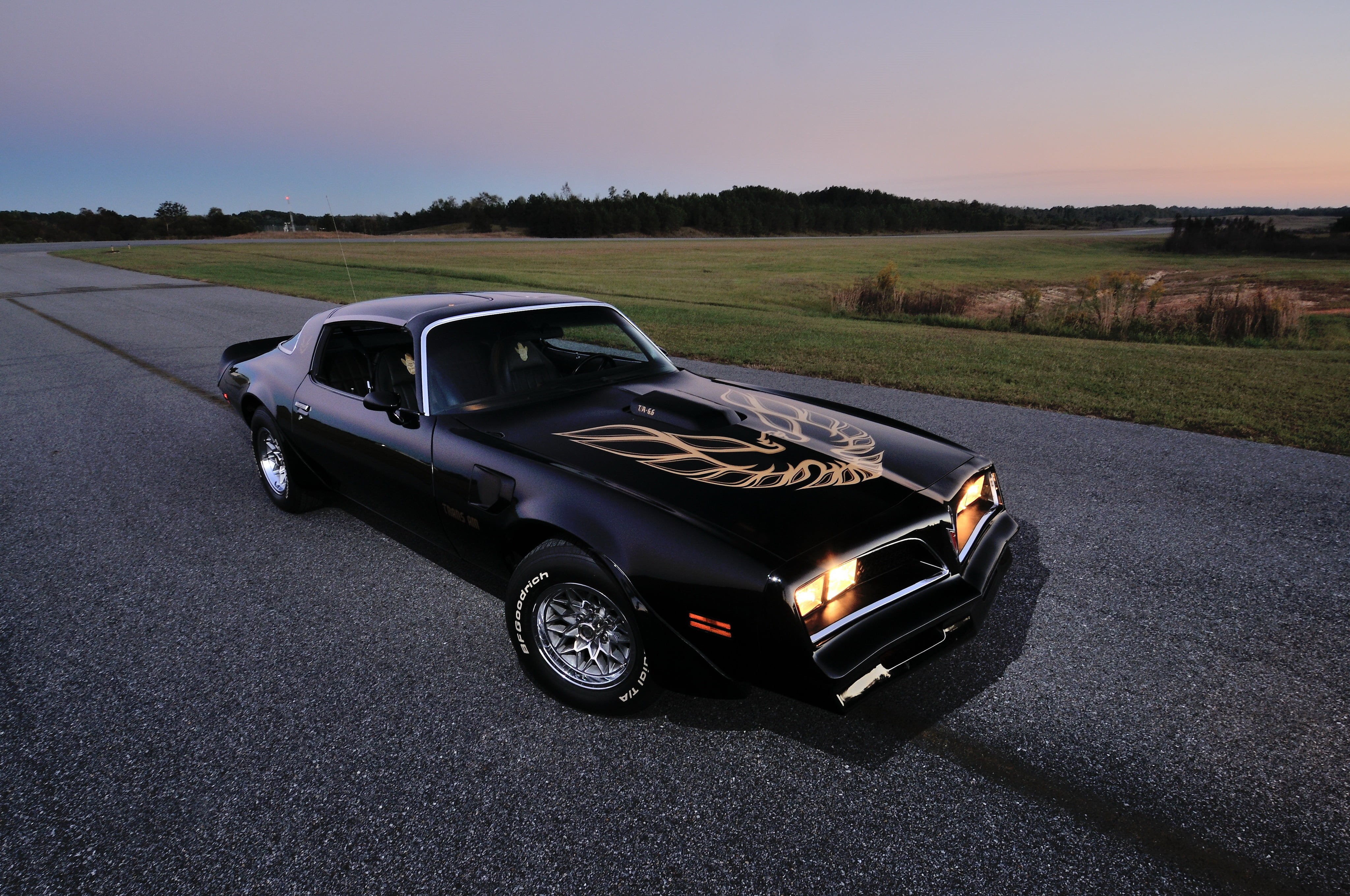 landscape, chrome, front View, muscle Car, retro Styled, convertible, 4K, mode of Transport, motion, motor Vehicle, mode of transportation, collectors Car, HD Wallpaper