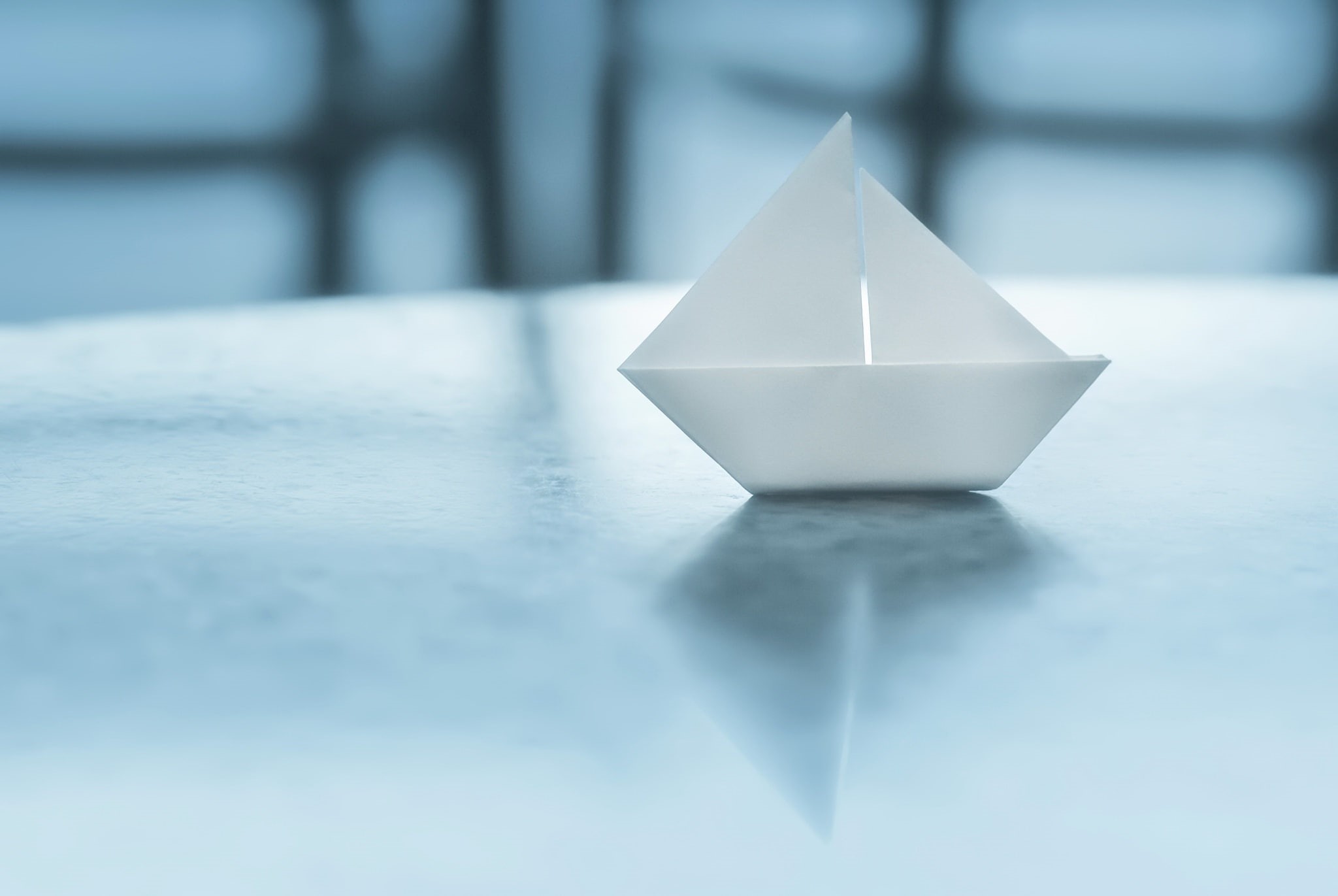 single object, geometric shape, pattern, indoors, still life, selective focus, white color, close-up, creativity, blue background, nature, no people, focus on foreground, HD Wallpaper