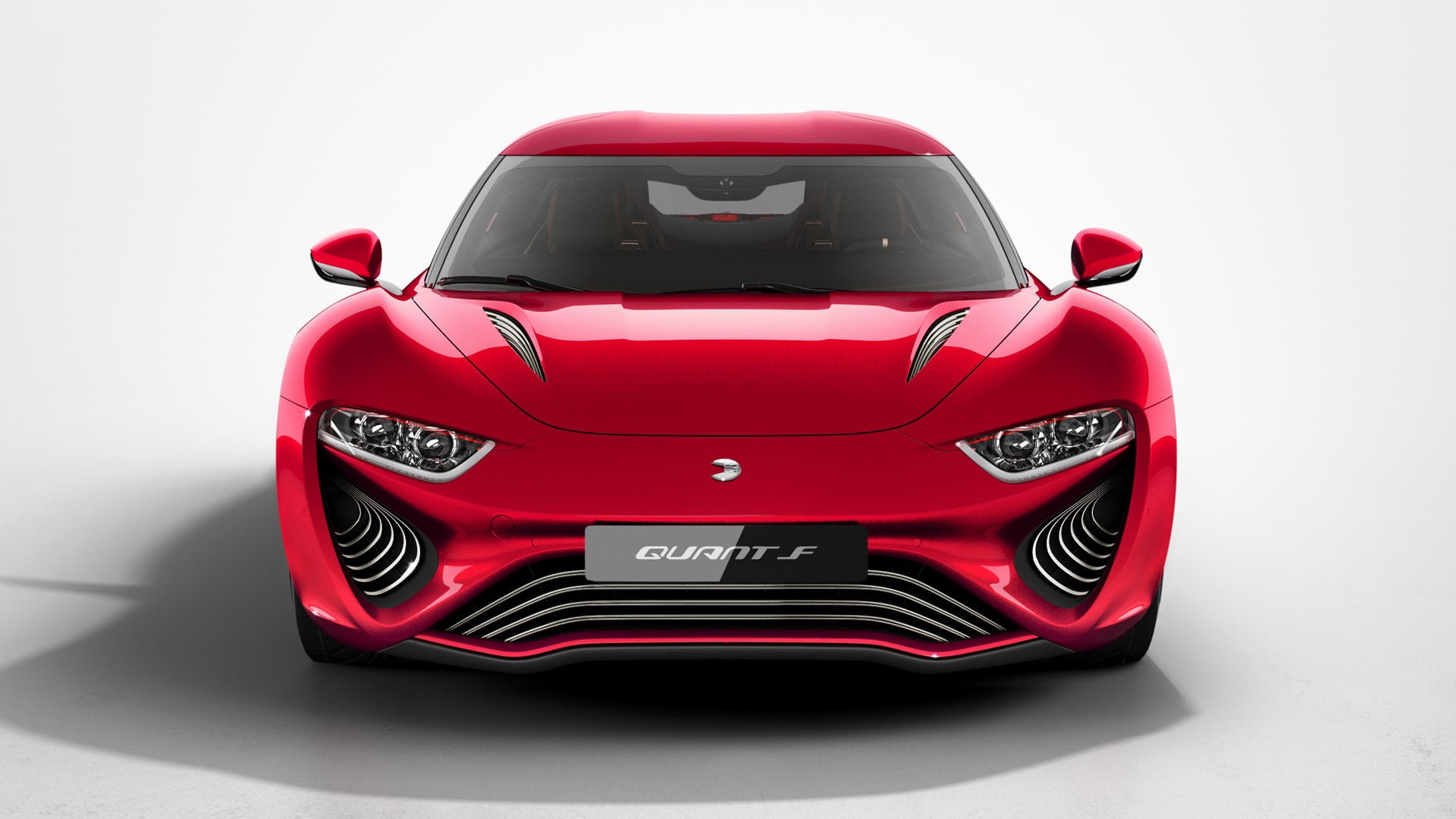 nanoflowcell quant f, quart, front view, f, front, car, 1080P, nanoflowcell, quant, red, red car, view, HD Wallpaper