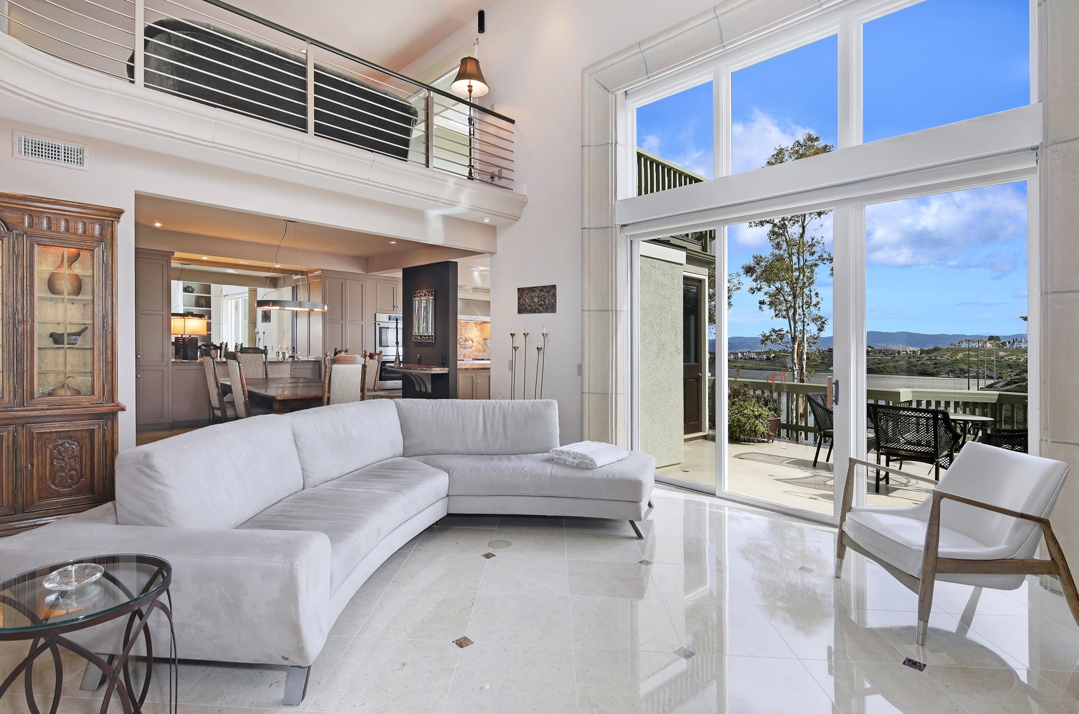 mansion, living room, sofa, view, 1080P, HD Wallpaper