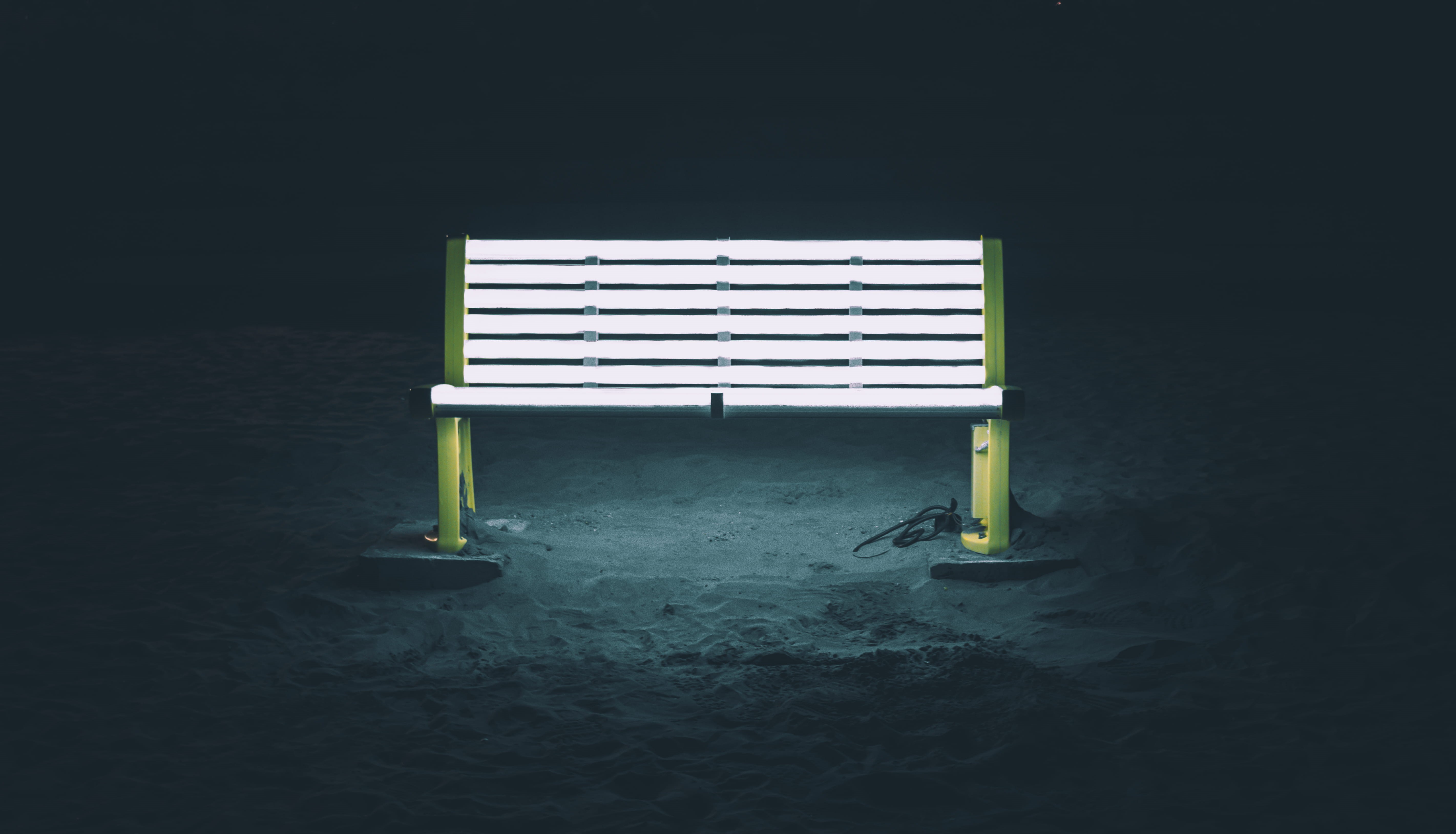 tower, white, outdoors, architecture, throne, park bench, lighted, couch, relaxation, water, day, absence, bridge, copy space, boardwalk, park - man made space, HD Wallpaper