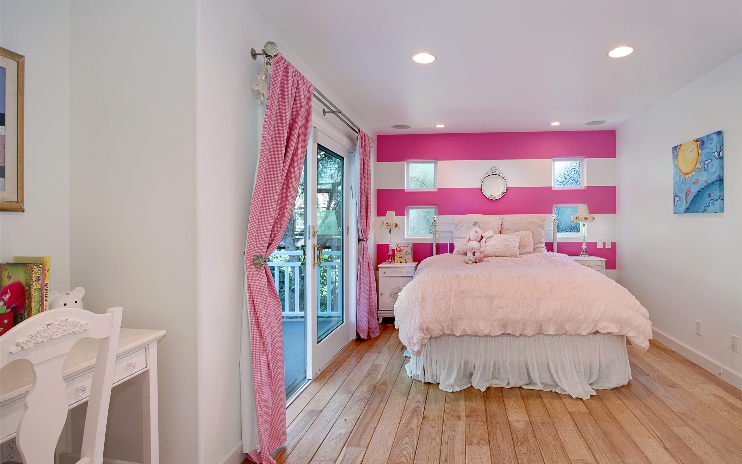 Interior, Design, 2K, Bed, Bedroom, HD Wallpaper