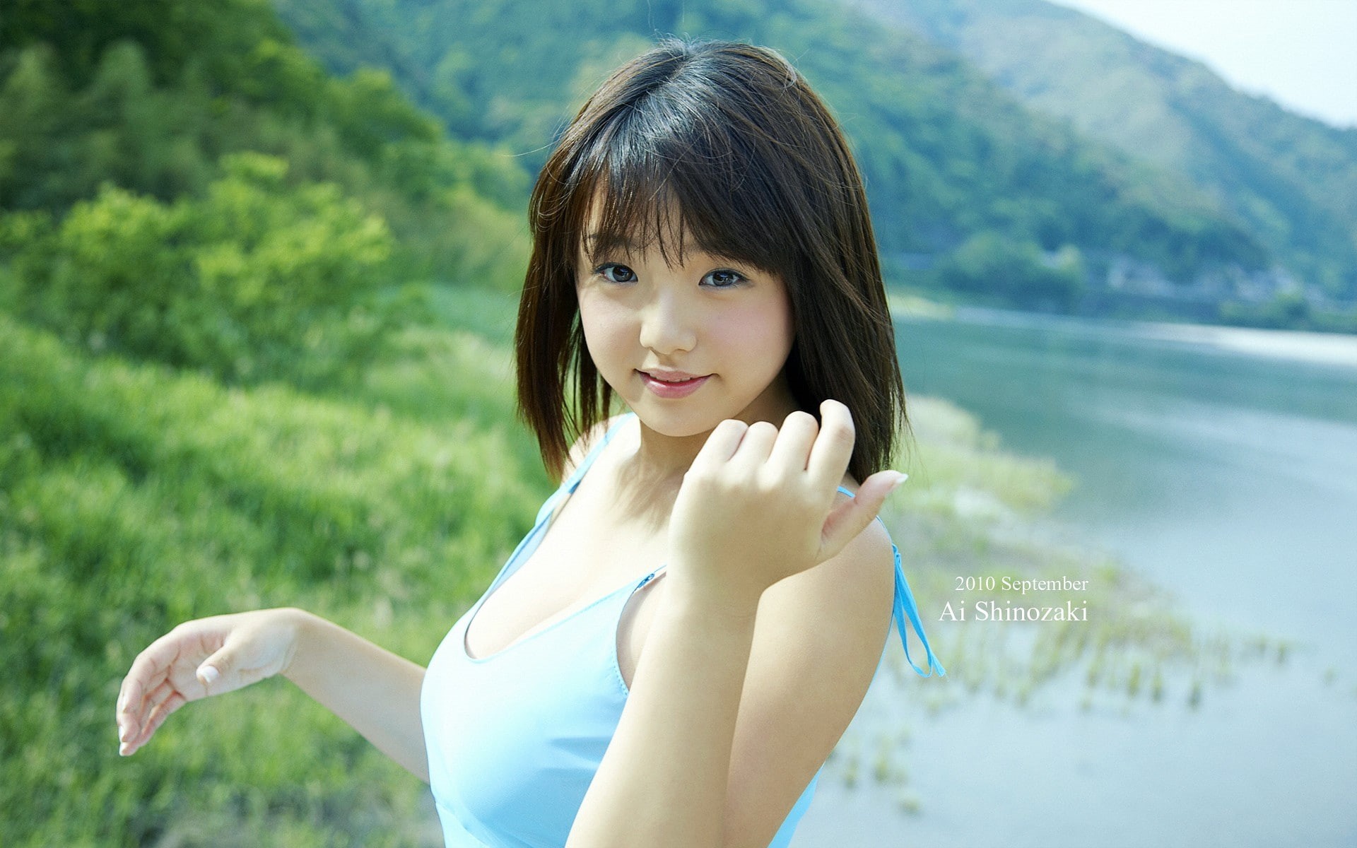 1080P, portrait, Asian, women, Ai Shinozaki, HD Wallpaper