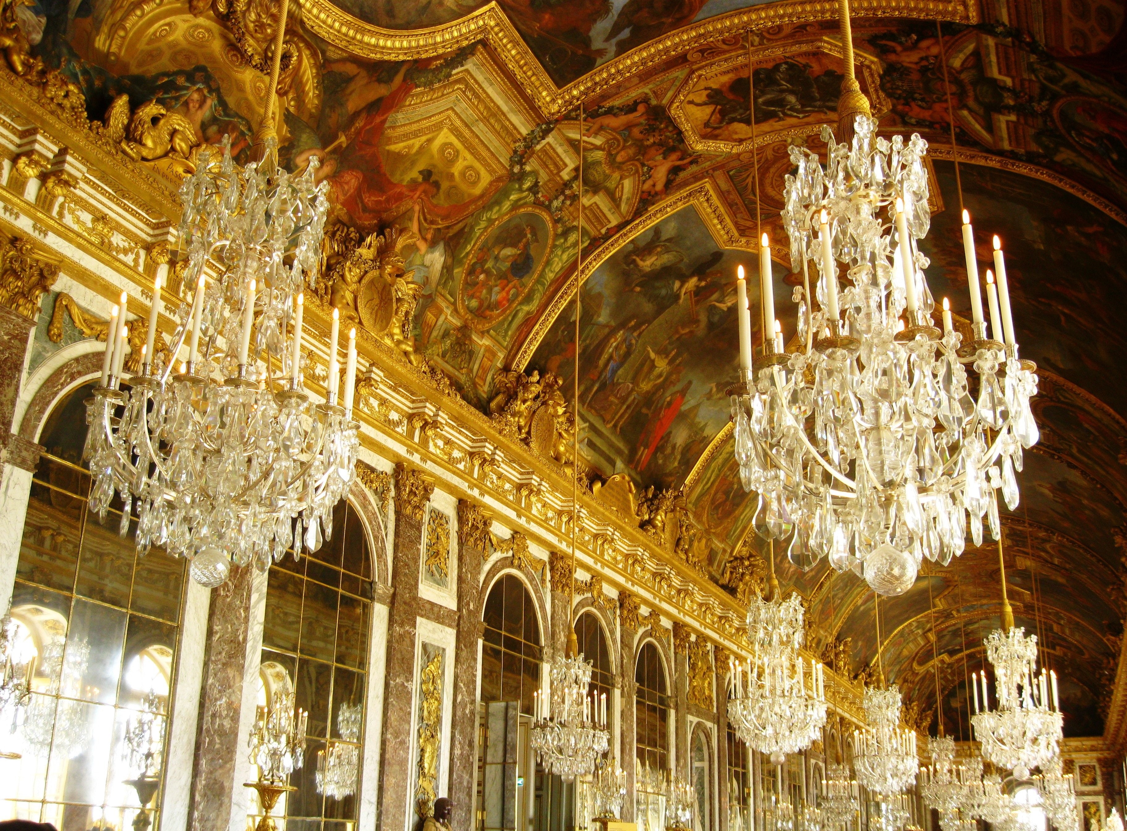 france, room, chateau, 2K, palace, design, versailles, french, building, HD Wallpaper