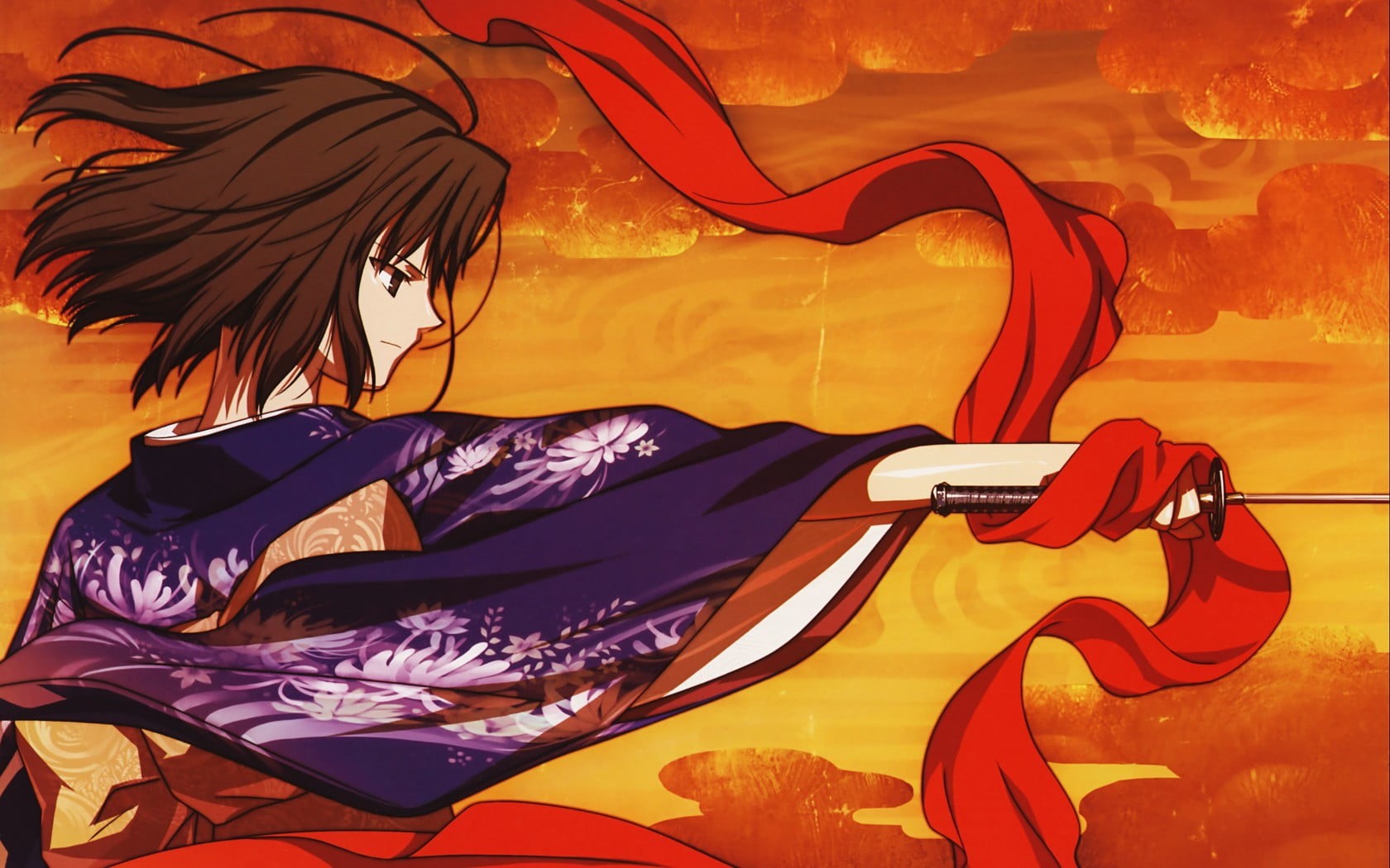 indoors, Kara no Kyoukai, nature, pattern, orange color, connection, high heels, string instrument, fashion, creativity, art and craft, no people, clothing, HD Wallpaper